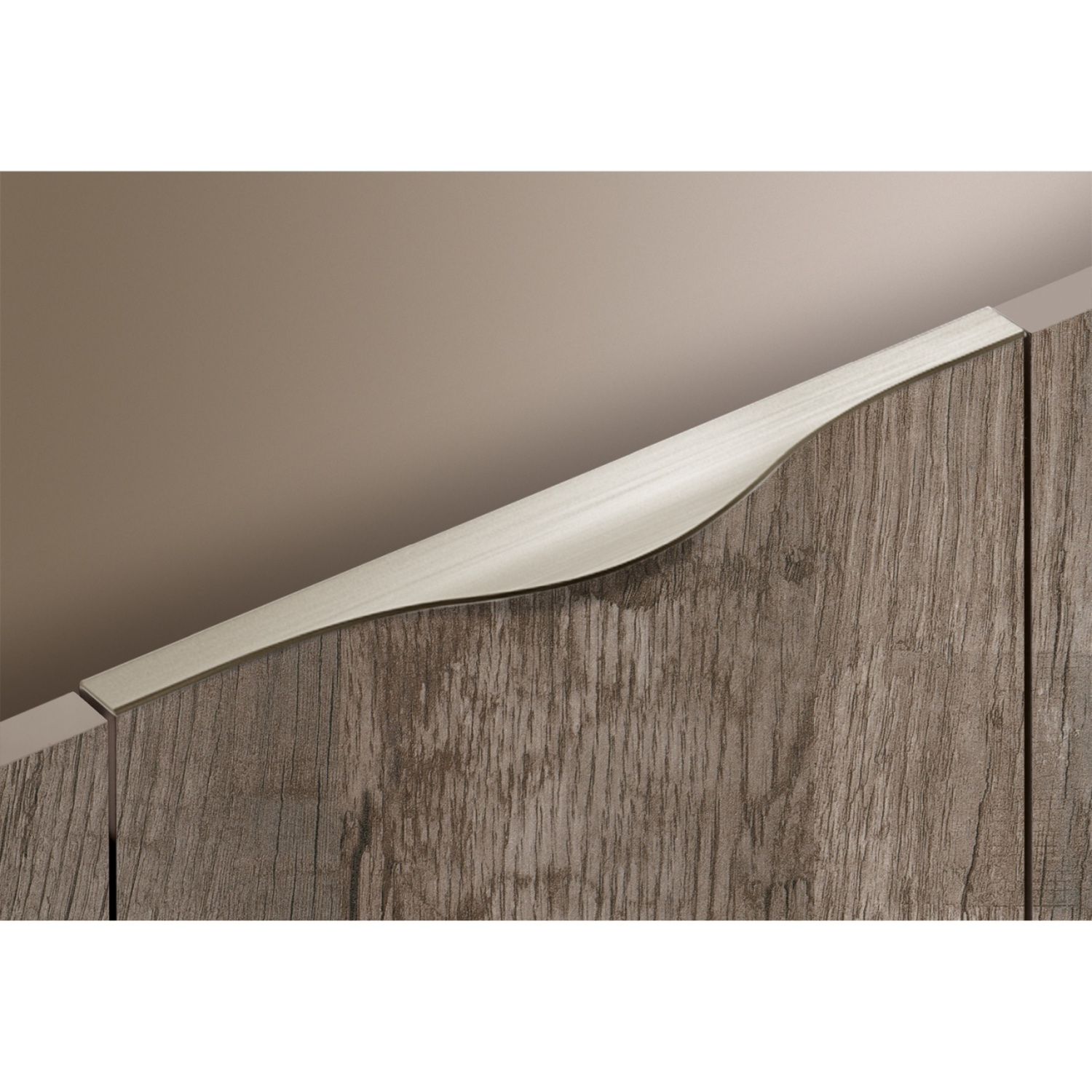 Greeplijst Codania, L 295 mm, roestvrij staal finish geborsteld