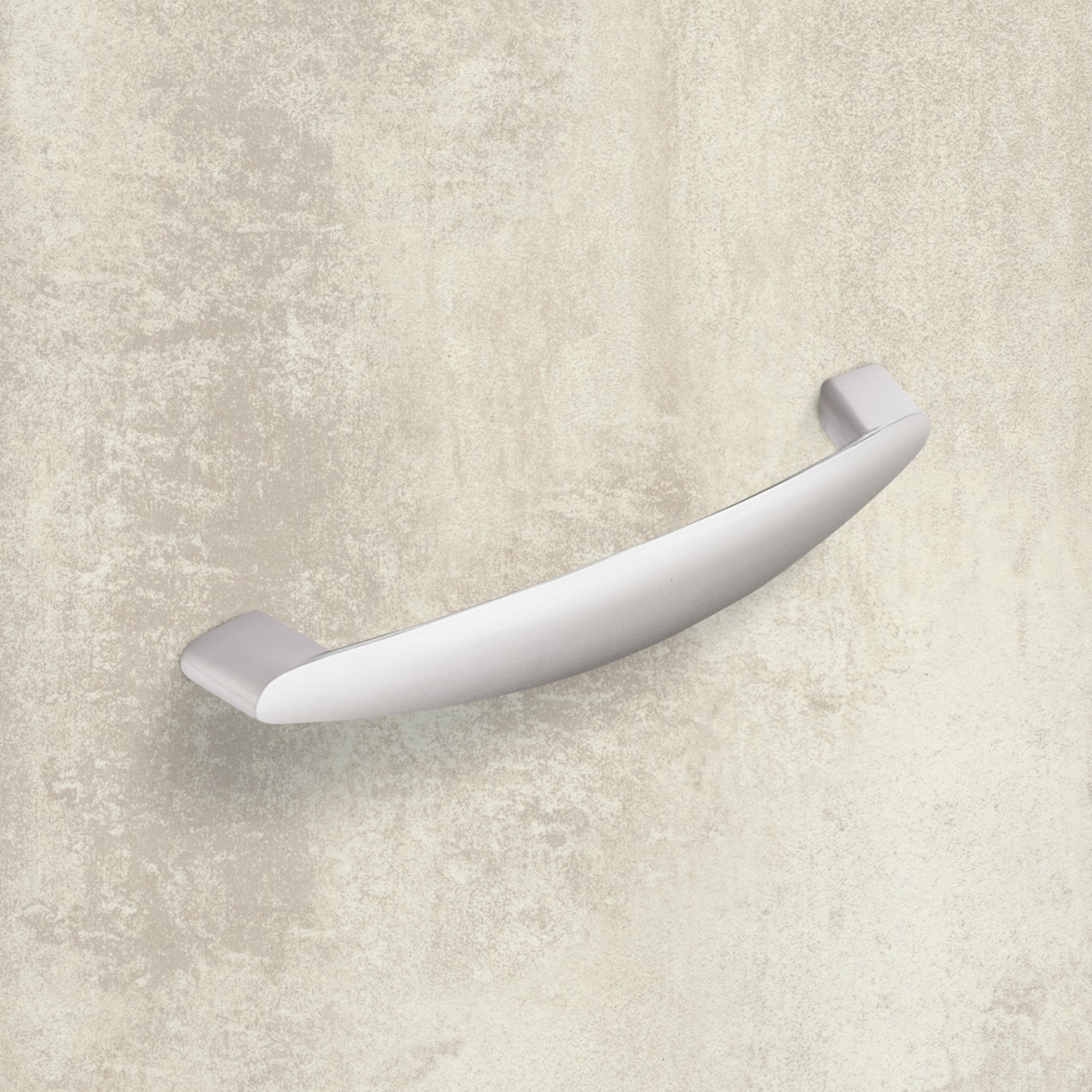 Greep Dinia, boorafstand 128, L 143 mm, B 18 mm, H 29 mm, Mat verchroomd
