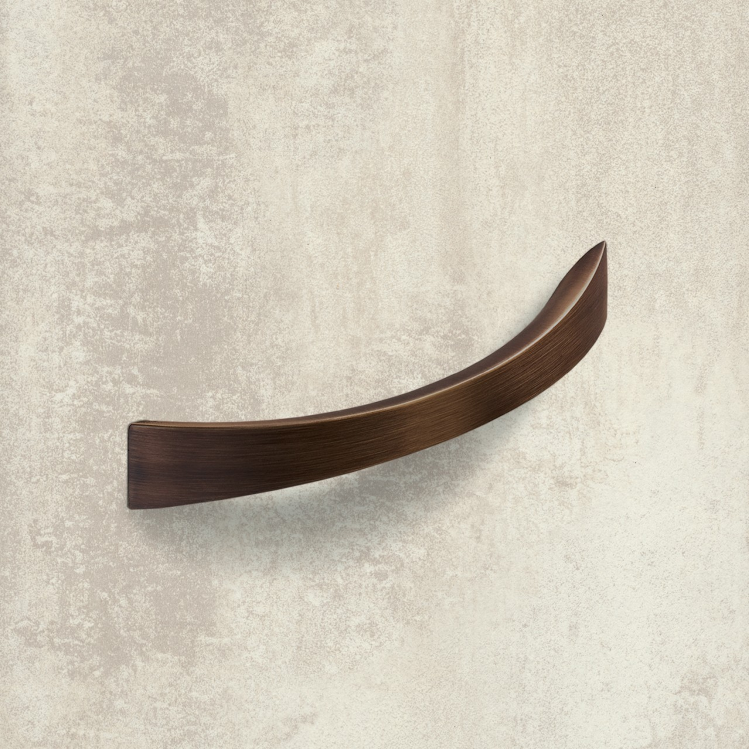 Greep Egara, boorafstand 128, L 155 mm, B 20 mm, H 30 mm, Bronskleurig antiek geborsteld