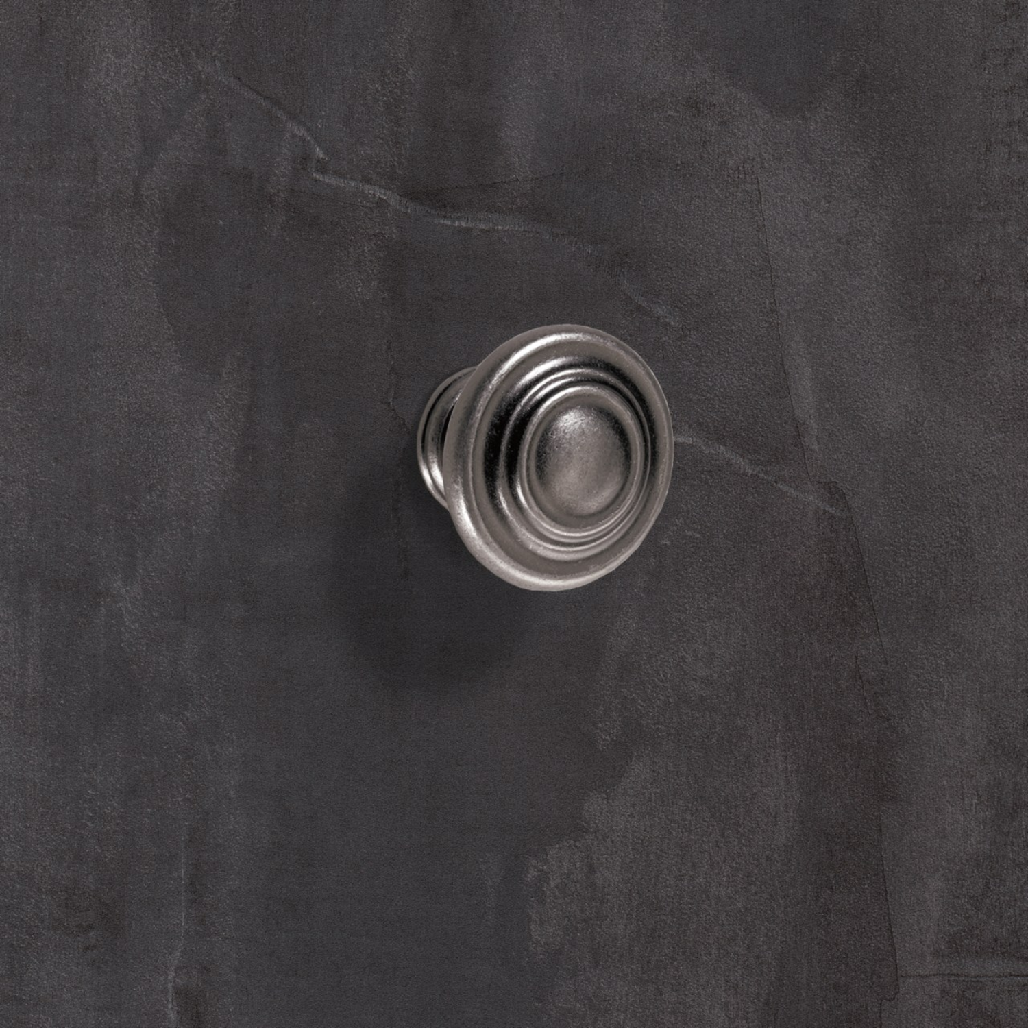 Knop Essa, H 25 mm, ø 32 mm, tinkleurig