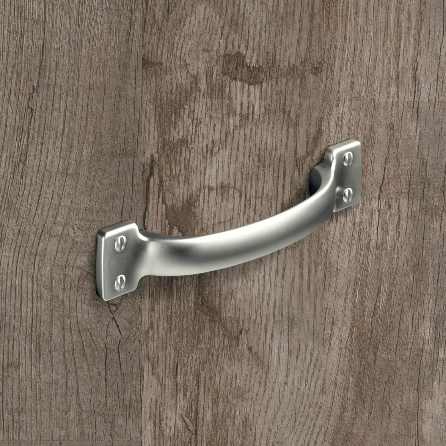 Greep Flavia, boorafstand 96, L 145 mm, B 28 mm, H 28 mm, tinkleurig