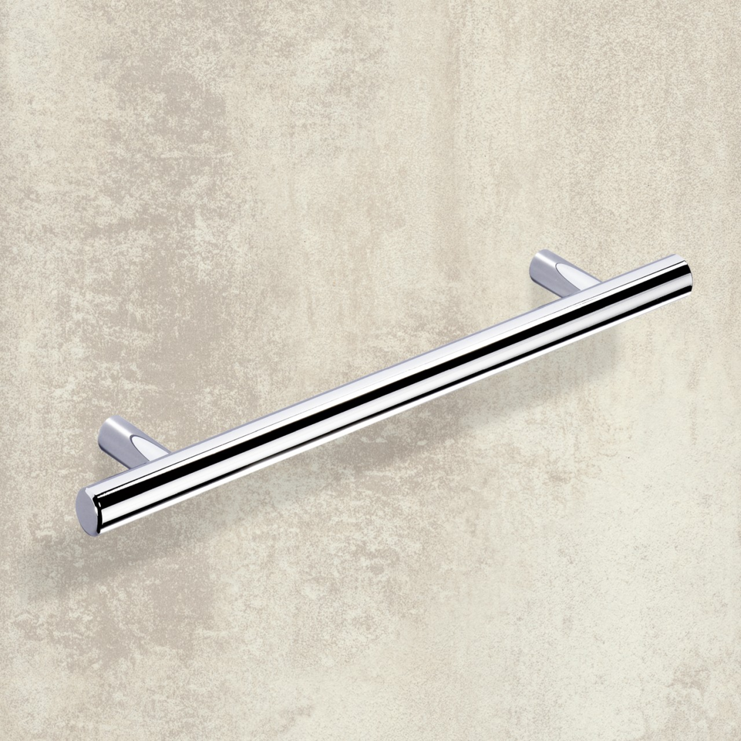stanggreep Hale, boorafstand 192, L 252 mm, H 35 mm, ø 12 mm, glans verchroomd