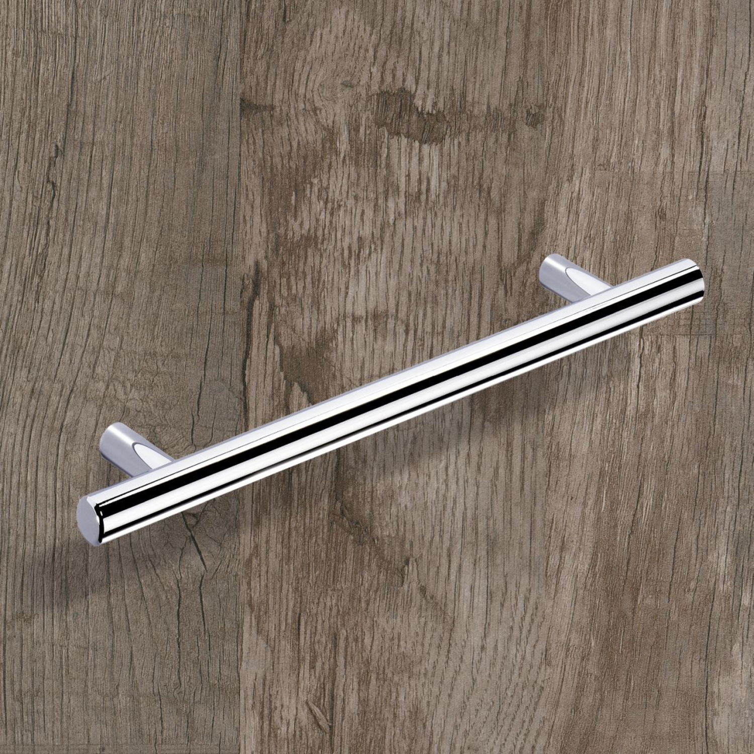 stanggreep Hale, boorafstand 192, L 252 mm, H 35 mm, ø 12 mm, glans verchroomd