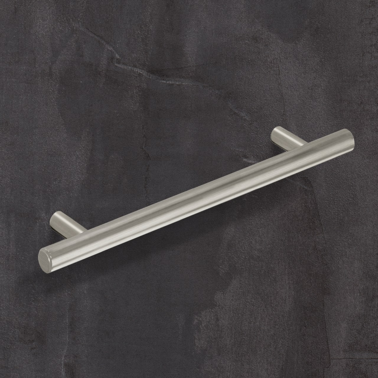 stanggreep Hale, boorafstand 96, L 156 mm, H 35 mm, ø 12 mm, roestvrij staal finish geborsteld