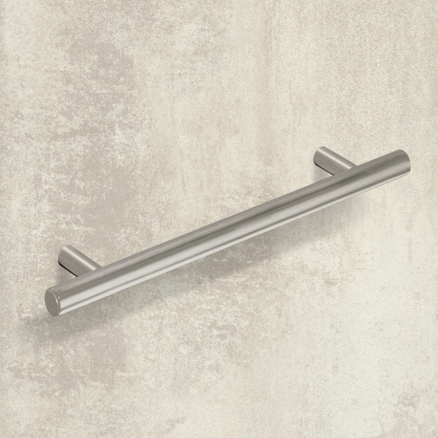 stanggreep Hale, boorafstand 96, L 156 mm, H 35 mm, ø 12 mm, roestvrij staal finish geborsteld