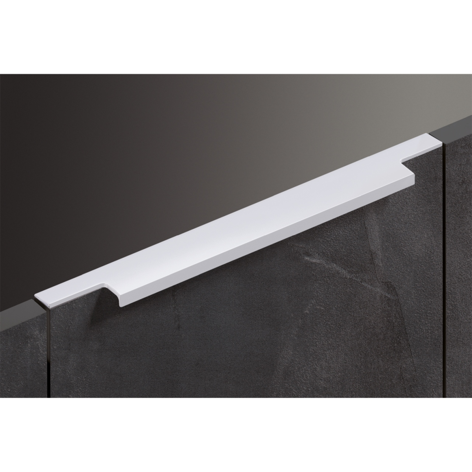 Greeplijst Lamezia, L 895 mm, B 39 mm, Aluminium geëloxeerd