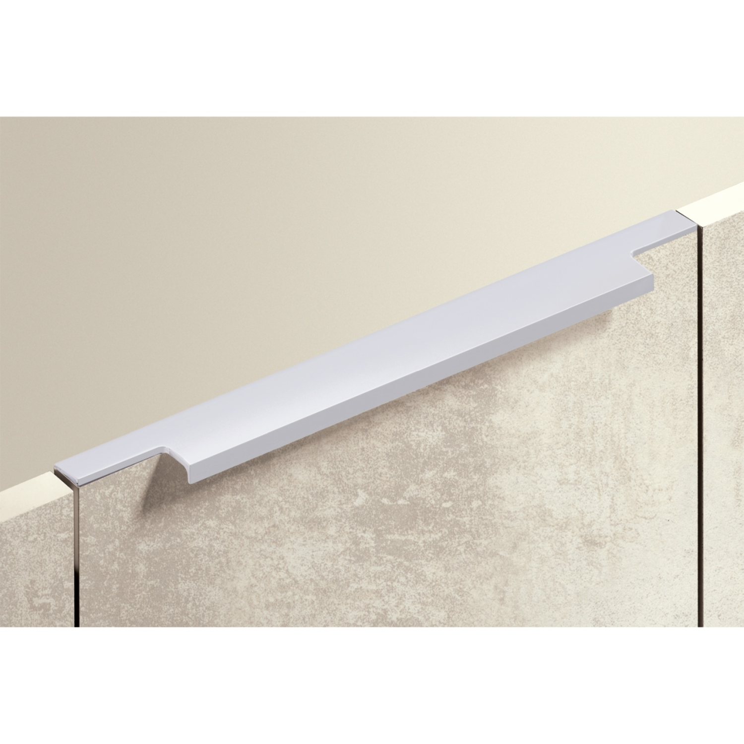 Greeplijst Lamezia, L 895 mm, B 39 mm, Aluminium geëloxeerd