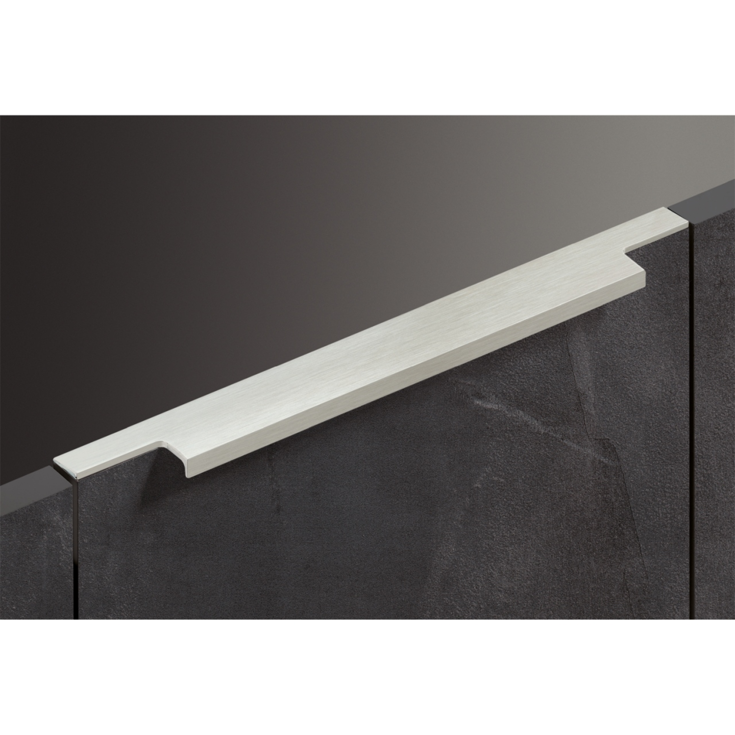 Greeplijst Lamezia, L 1195 mm, B 39 mm, roestvrij staal finish geborsteld