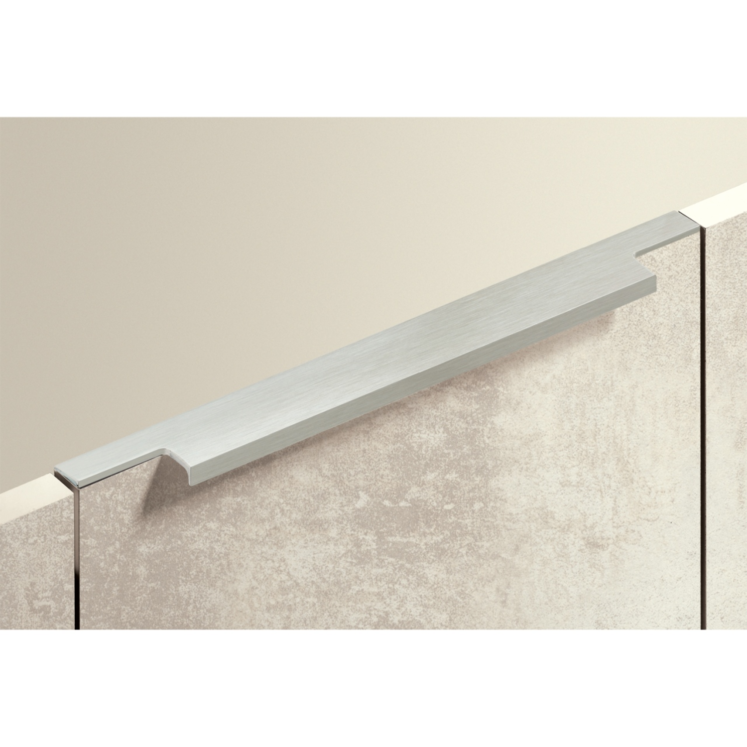 Greeplijst Lamezia, L 1195 mm, B 39 mm, roestvrij staal finish geborsteld