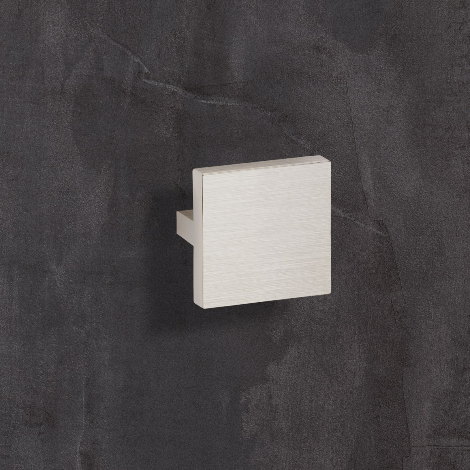 Greep Messana, boorafstand 32, L 42 mm, B 42 mm, H 25 mm, roestvrij staal finish geborsteld