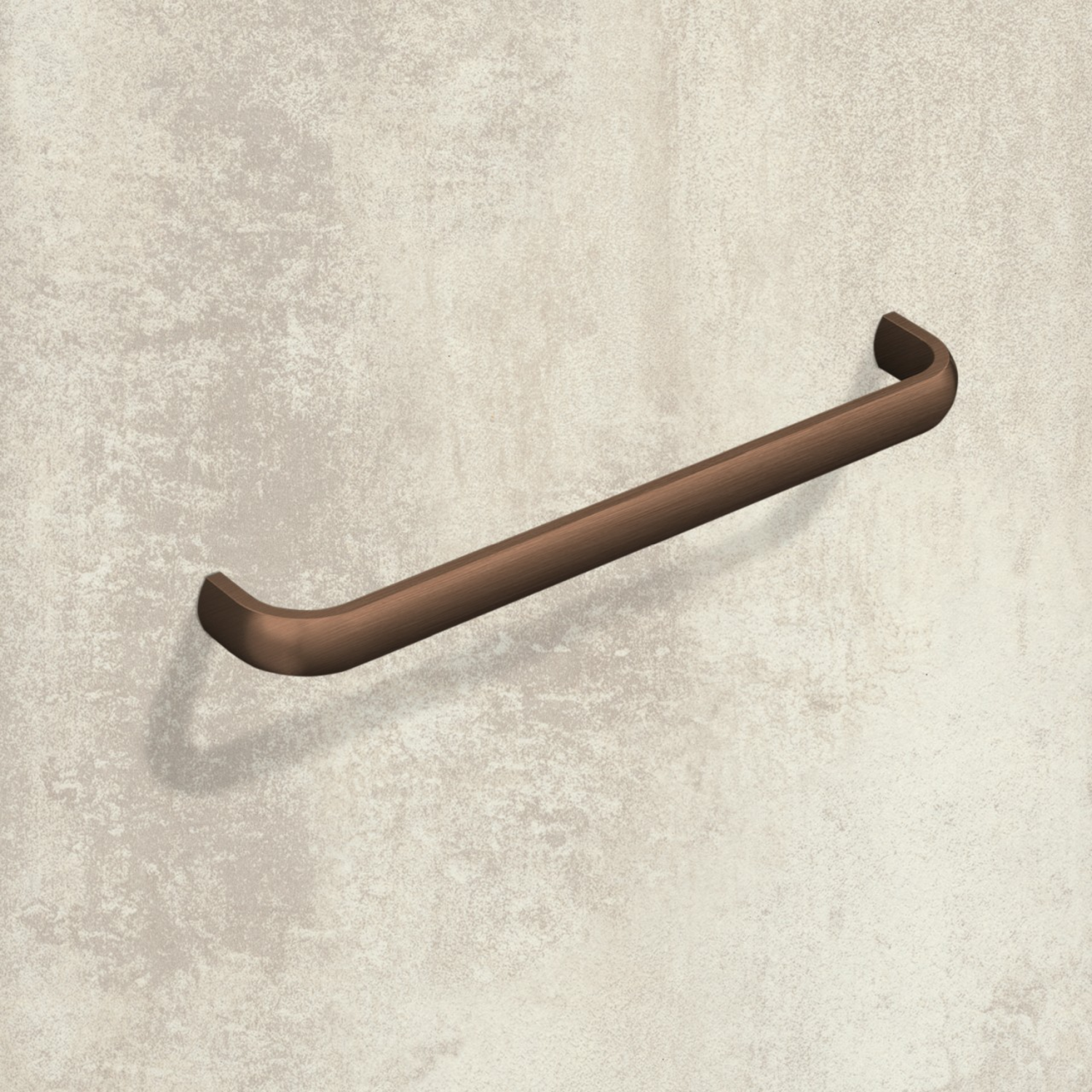Greep Naila, boorafstand 96, L 103 mm, B 12 mm, H 26 mm, Bruin metallic geborsteld