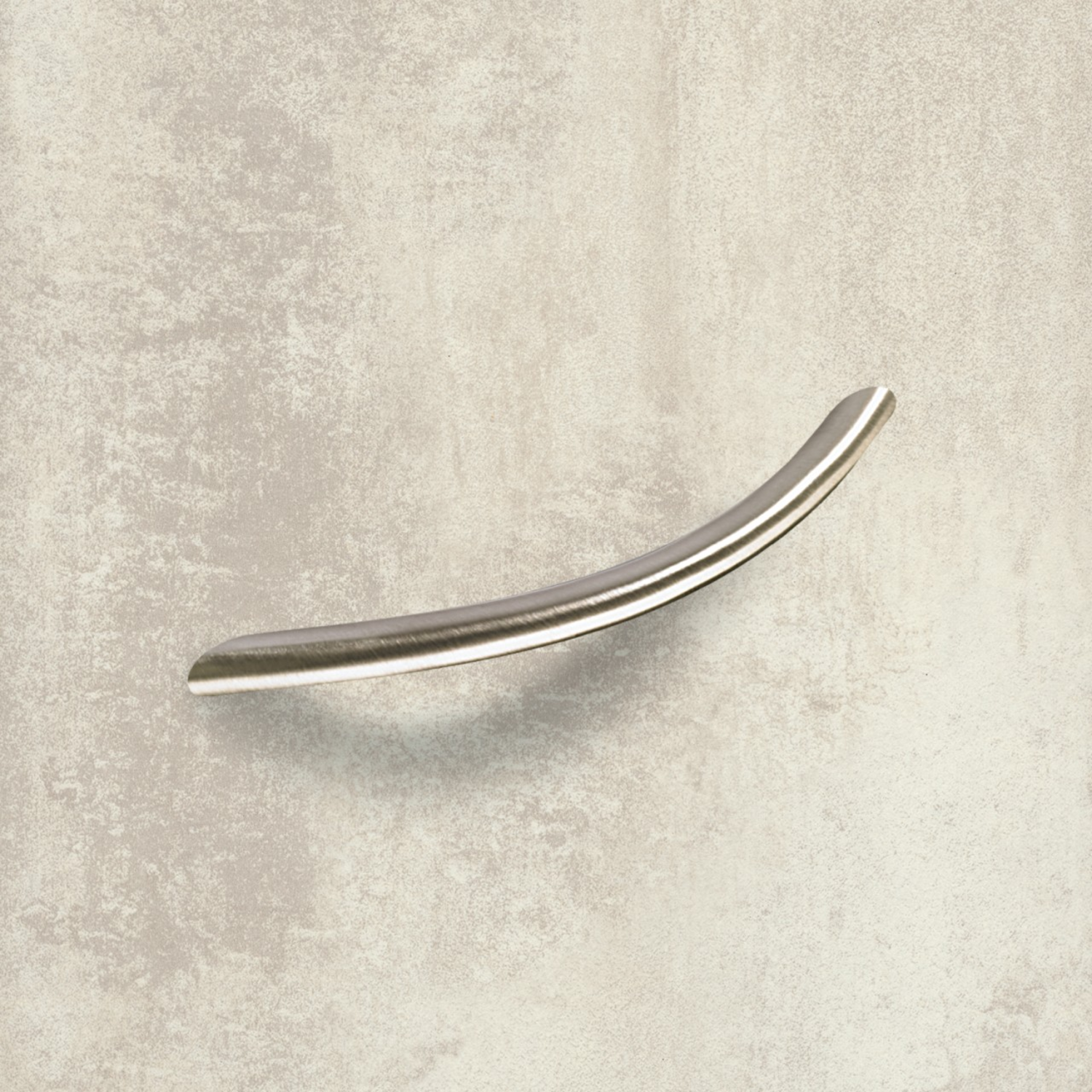 Greep Nicia, boorafstand 192, L 221 mm, H 32 mm, ø 10 mm, roestvrij staal finish geborsteld