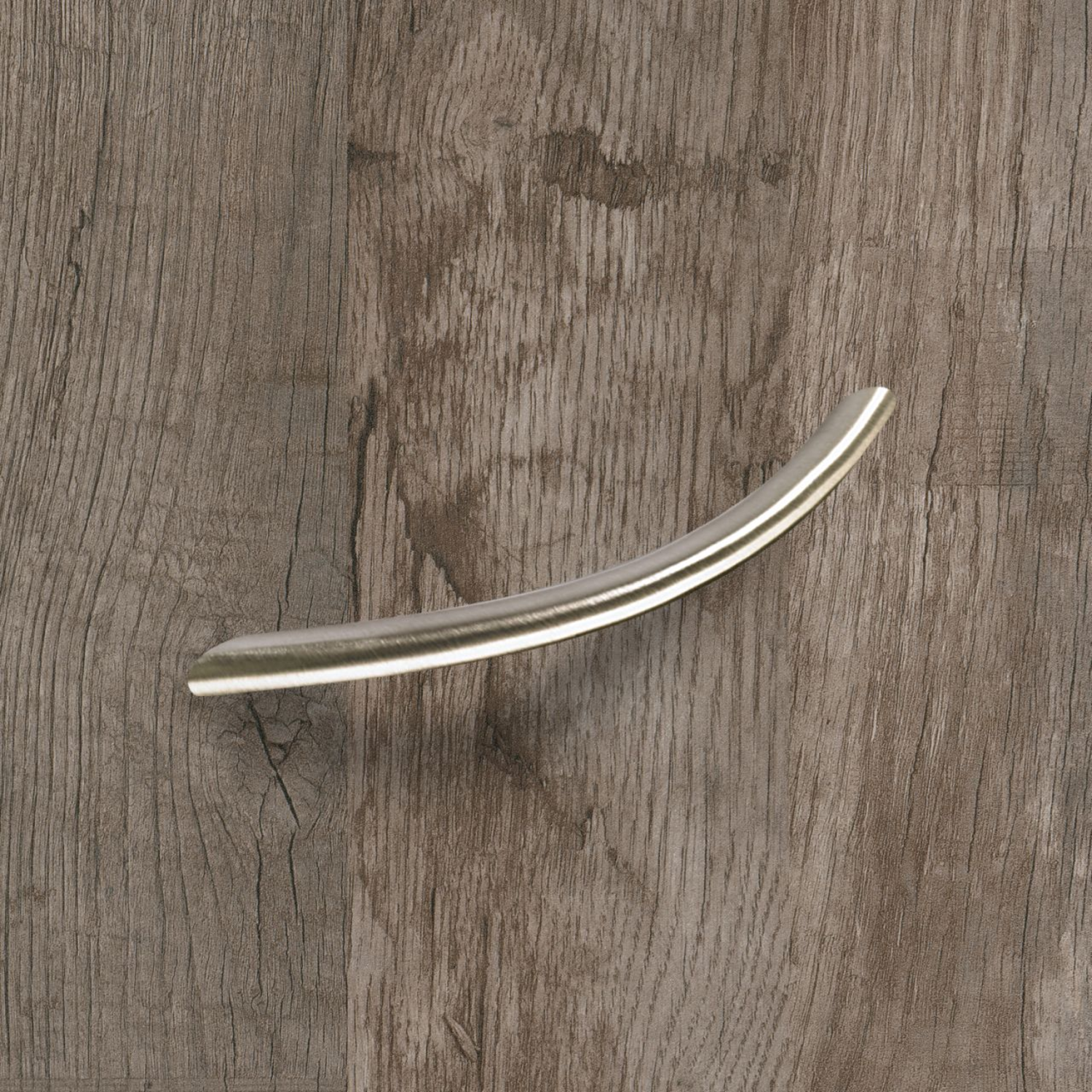 Greep Nicia, boorafstand 192, L 221 mm, H 32 mm, ø 10 mm, roestvrij staal finish geborsteld