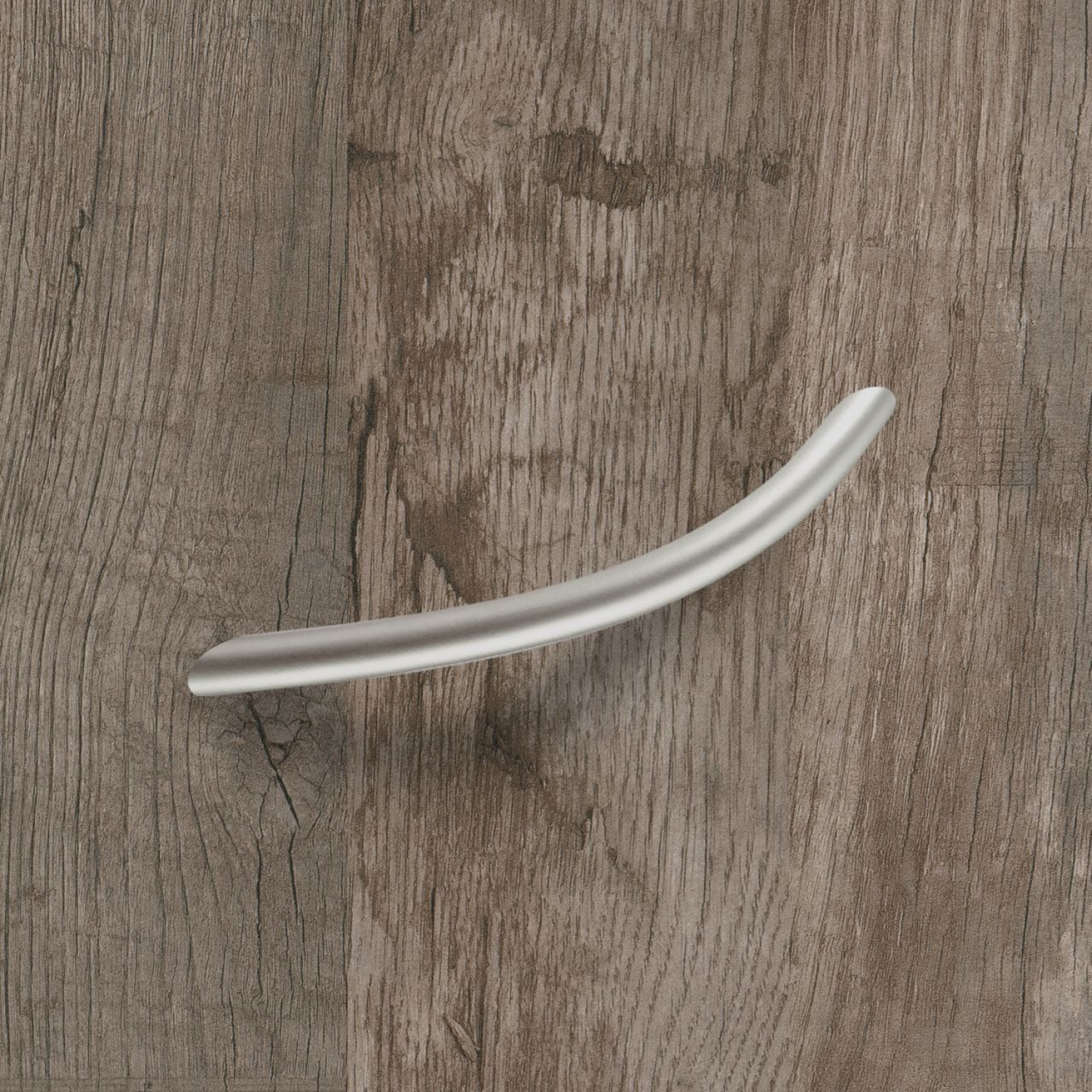 Greep Nicia, boorafstand 160, L 184 mm, H 32 mm, ø 10 mm, Mat vernikkeld