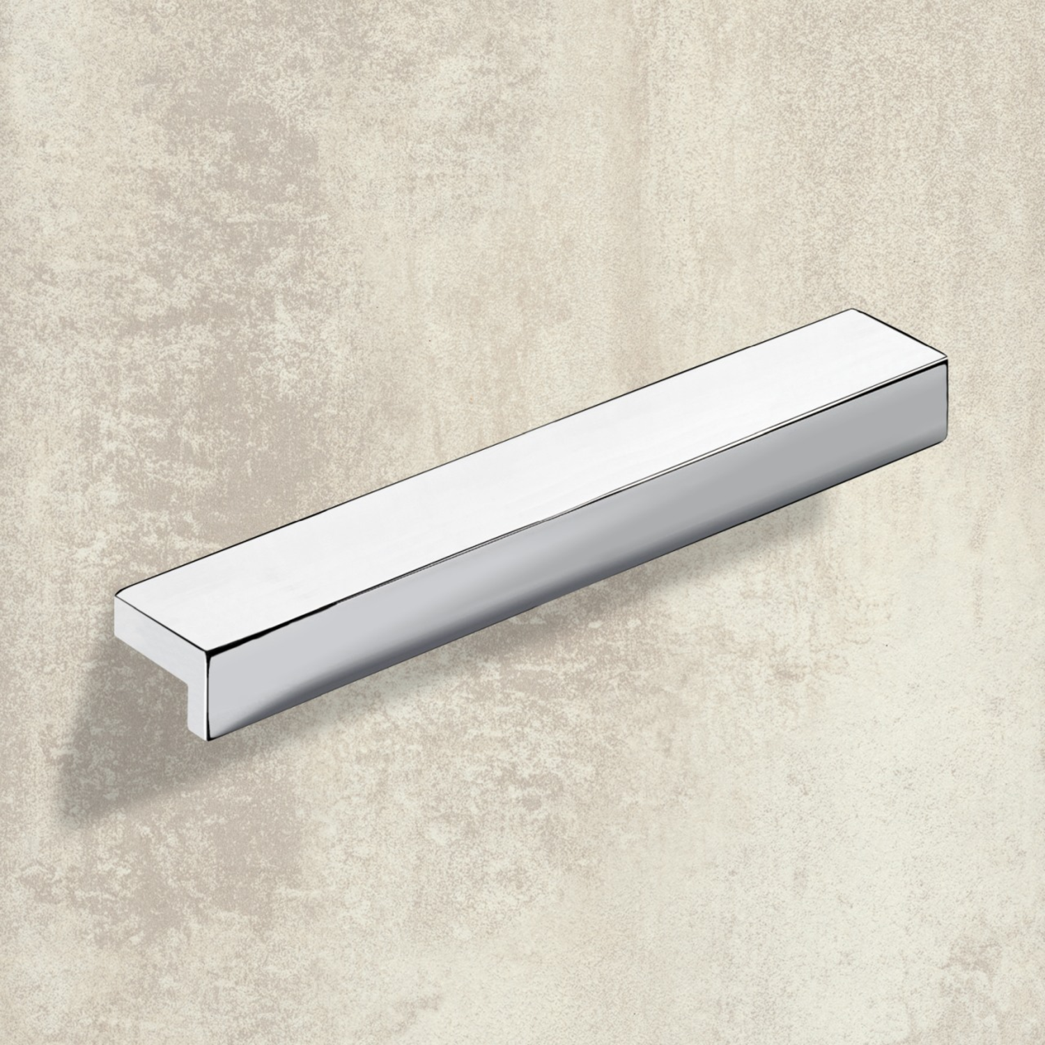 Greep Rovigo, boorafstand 160, L 175 mm, B 16 mm, H 25 mm, glans verchroomd