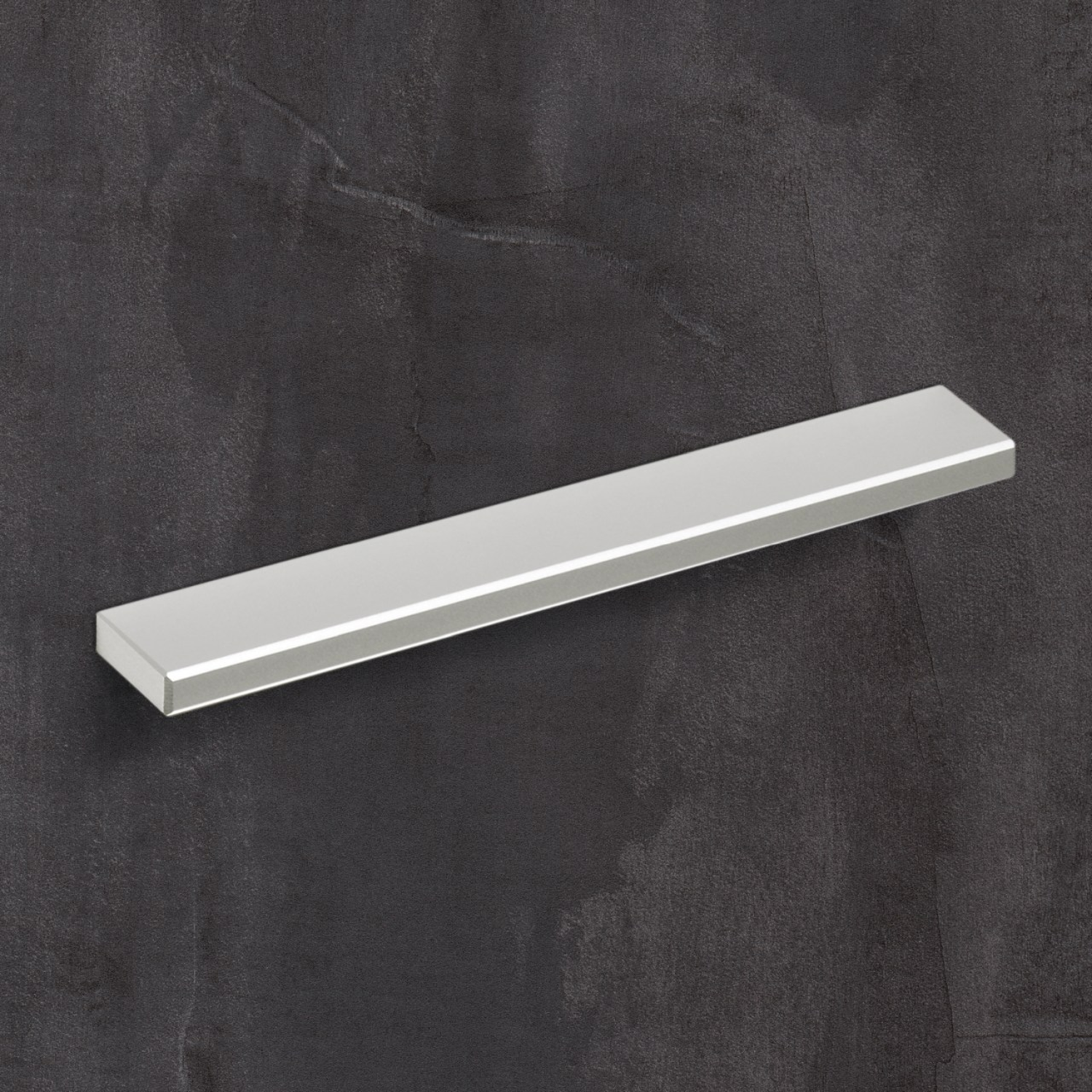 Greeplijst Stabia, boorafstand 128, L 140 mm, B 8 mm, H 20 mm, Aluminium geëloxeerd