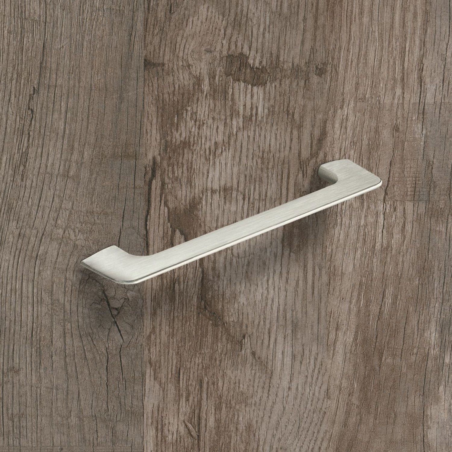Greep Suasa, boorafstand 160, L 202 mm, B 8 mm, H 38 mm, roestvrij staal finish geborsteld