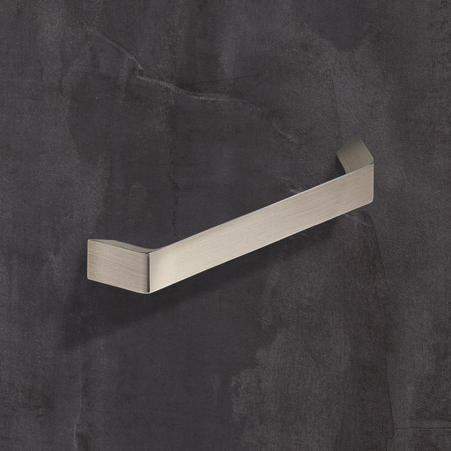 Greep Veronia, boorafstand 128, L 144 mm, B 14 mm, H 30 mm, roestvrij staal finish geborsteld