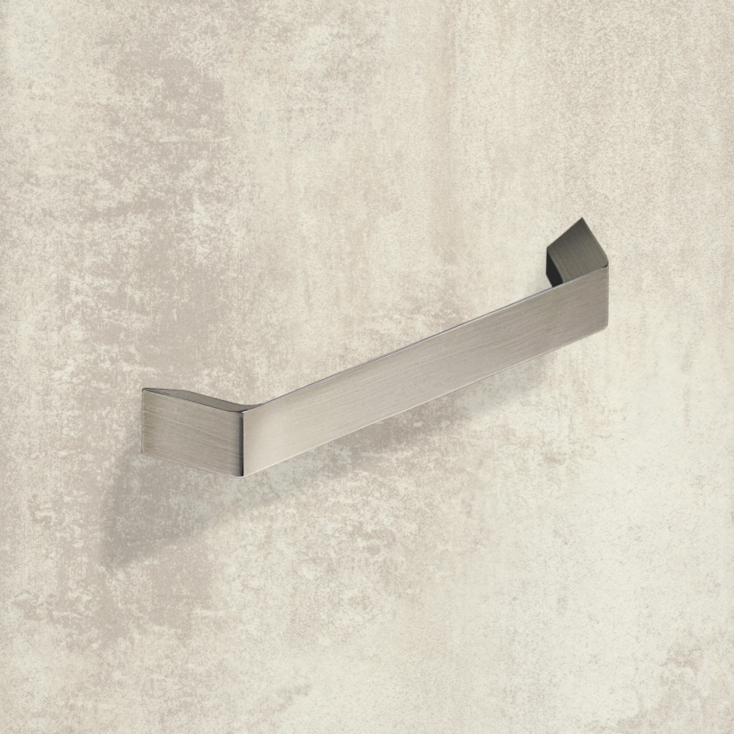 Greep Veronia, boorafstand 128, L 144 mm, B 14 mm, H 30 mm, roestvrij staal finish geborsteld