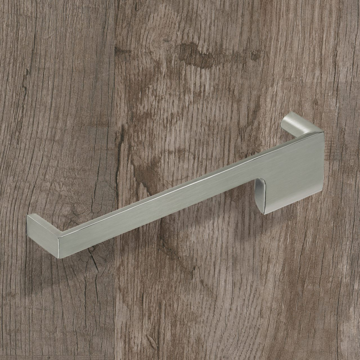 Greep Zenga links, boorafstand 192, L 201 mm, B 36 mm, H 30 mm, roestvrij staal finish geborsteld