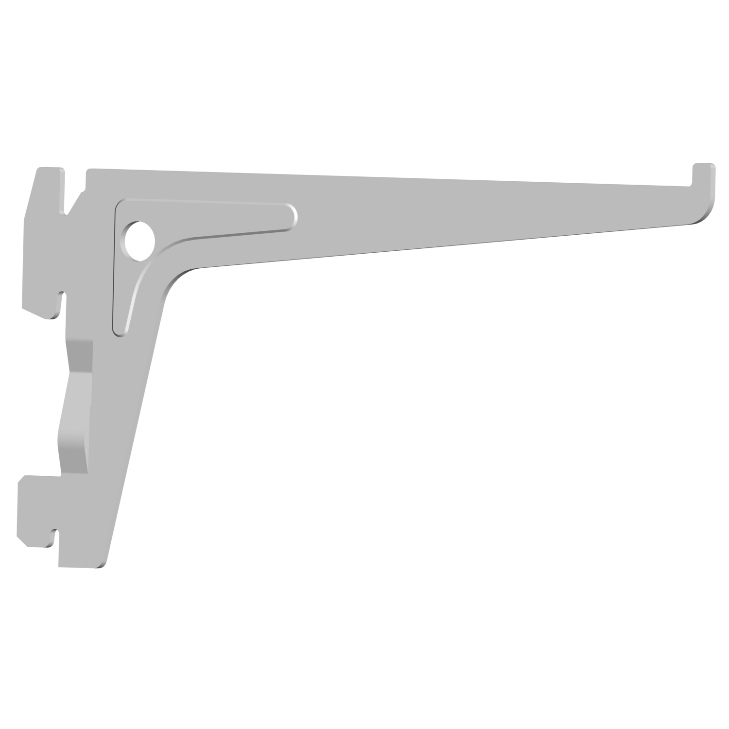Enkele dragers element 5125 wit 150mm