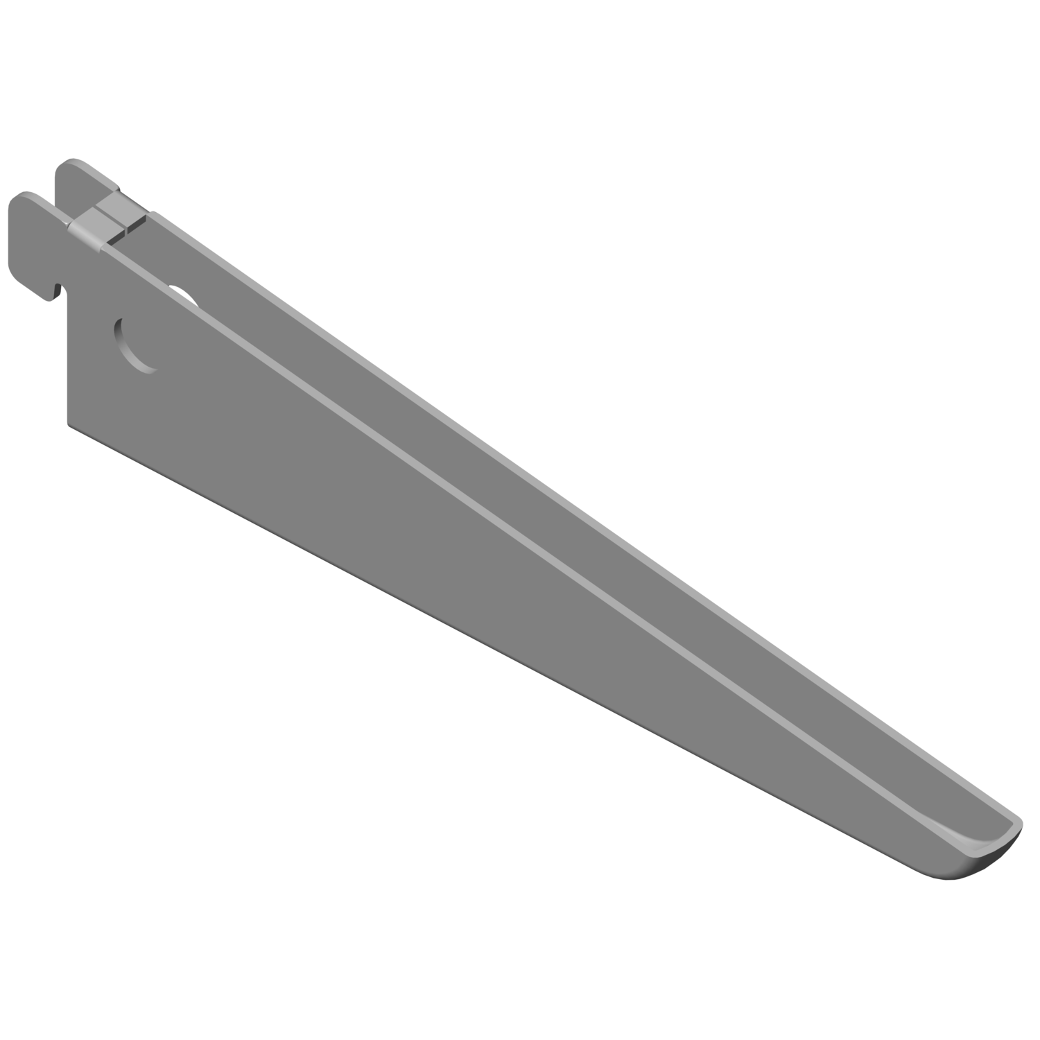 Drager dubbel element 170mm grijs