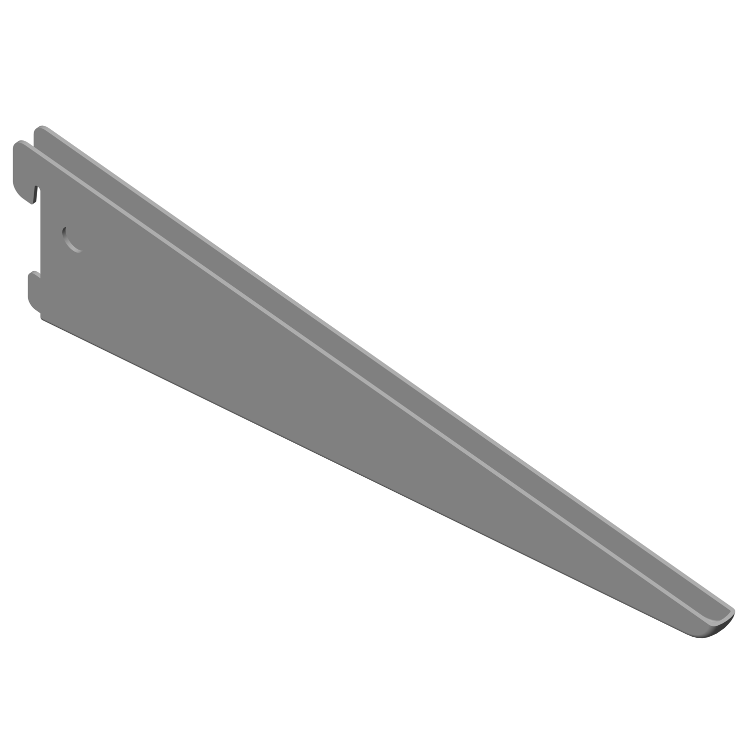 Drager dubbel element 270mm grijs