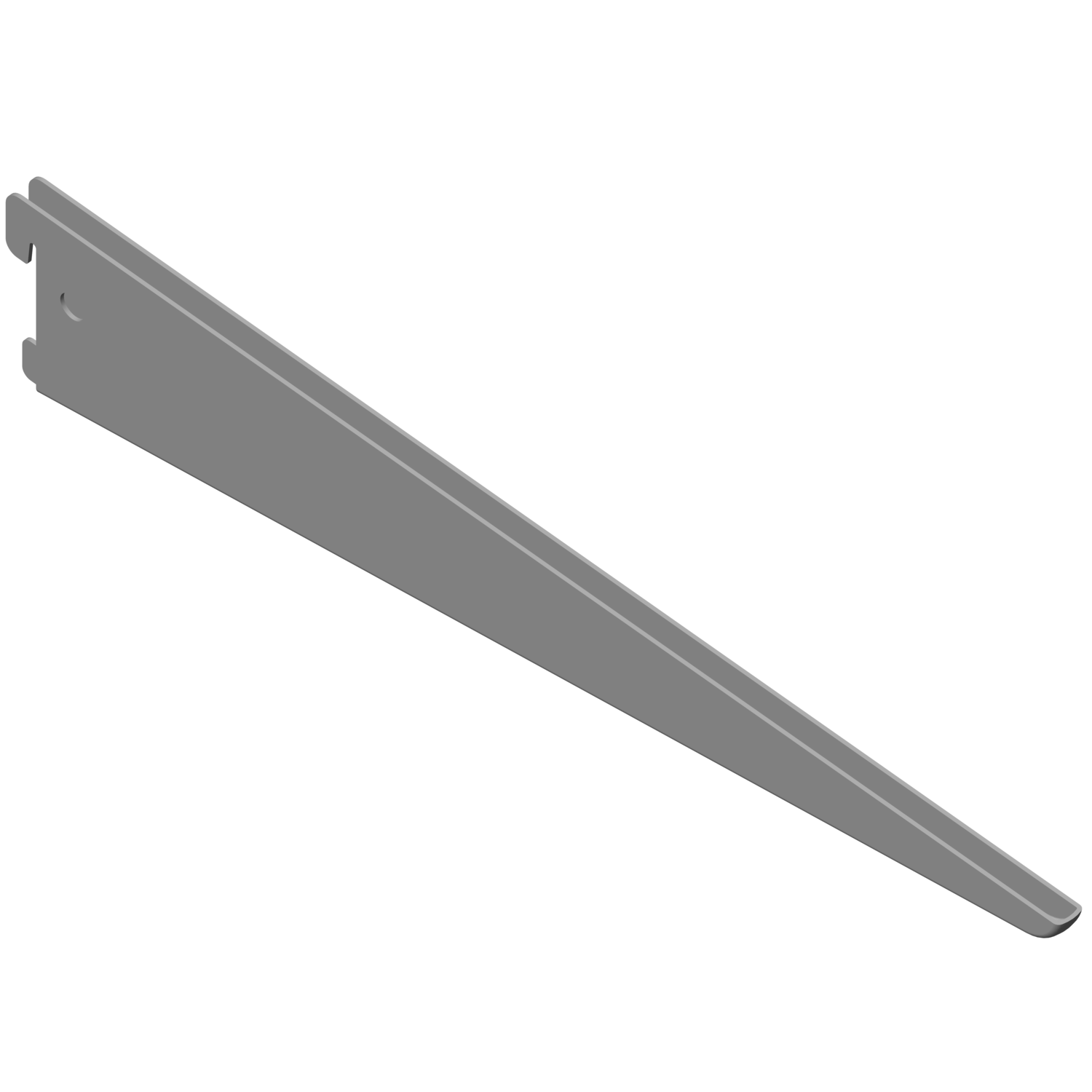 Drager dubbel element 370mm grijs