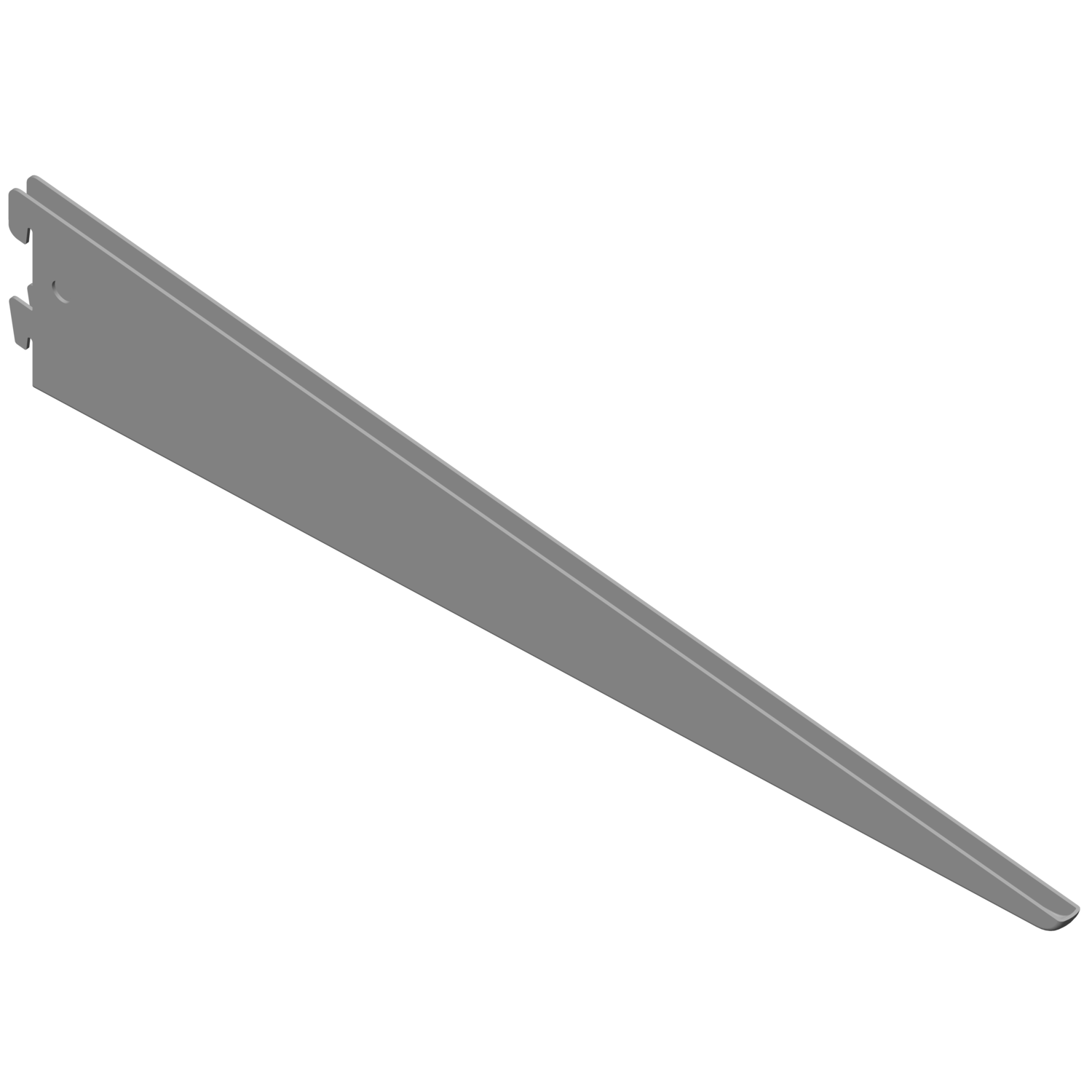 Drager dubbel element 470mm grijs