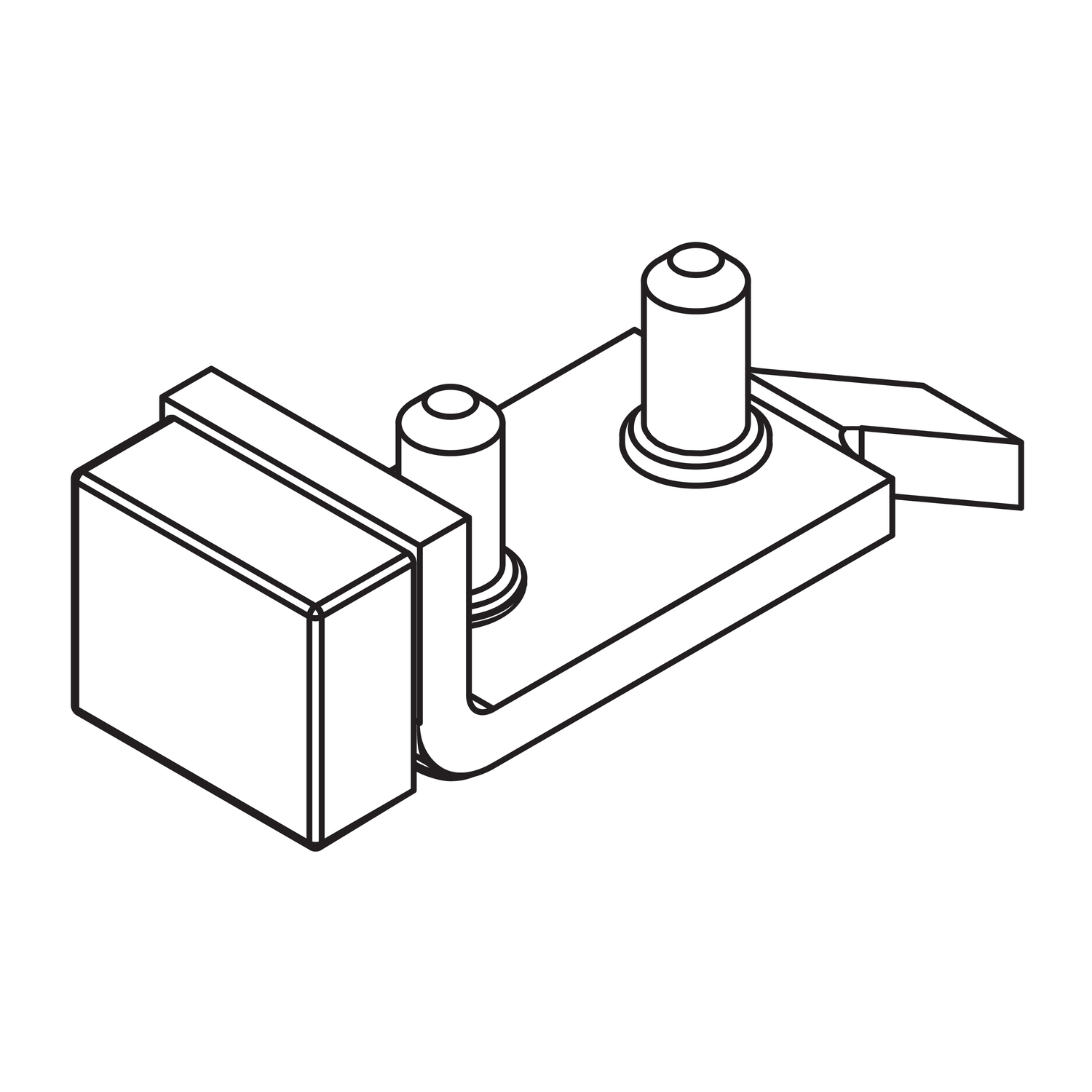 Hawa Silent Stop sluitplaat Junior 40