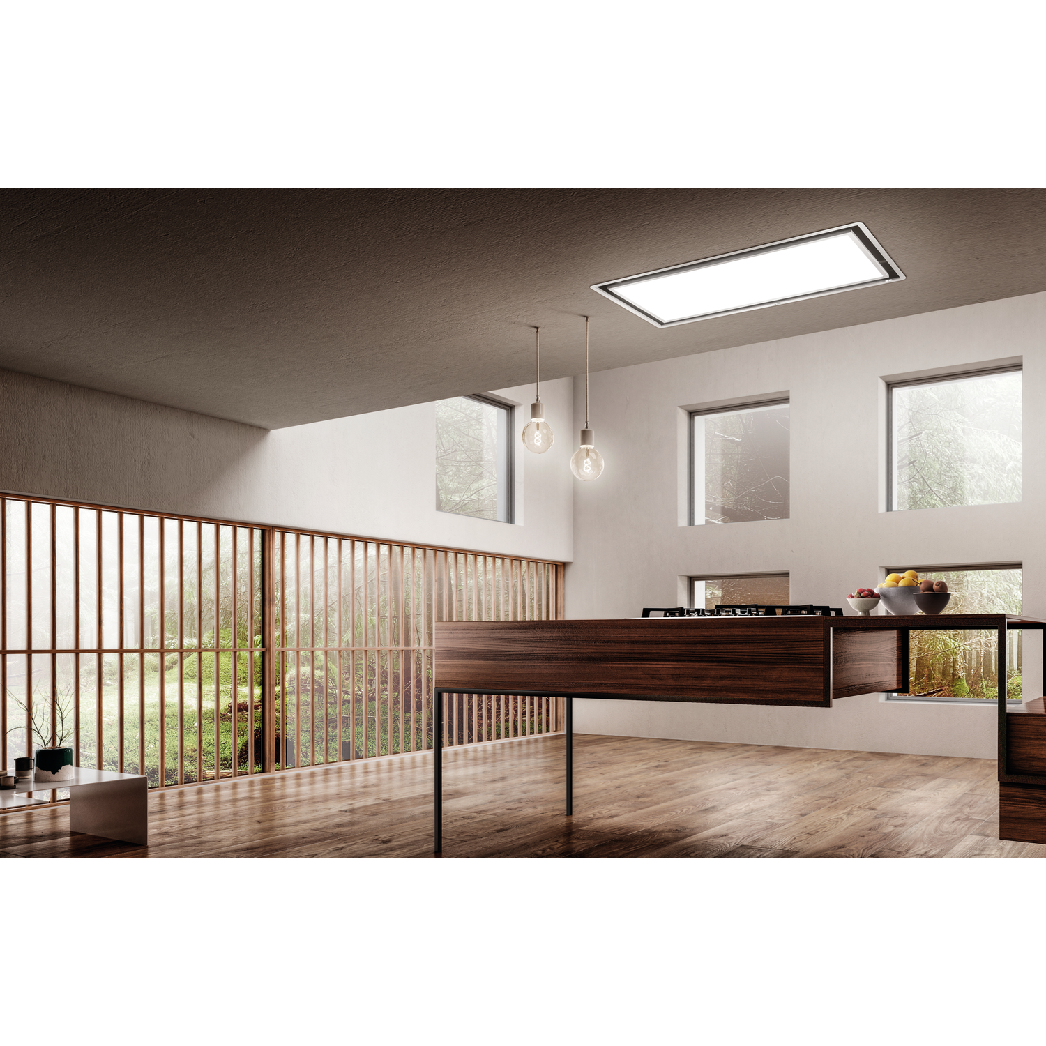 Skydome plafond afvoer wit 100 cm