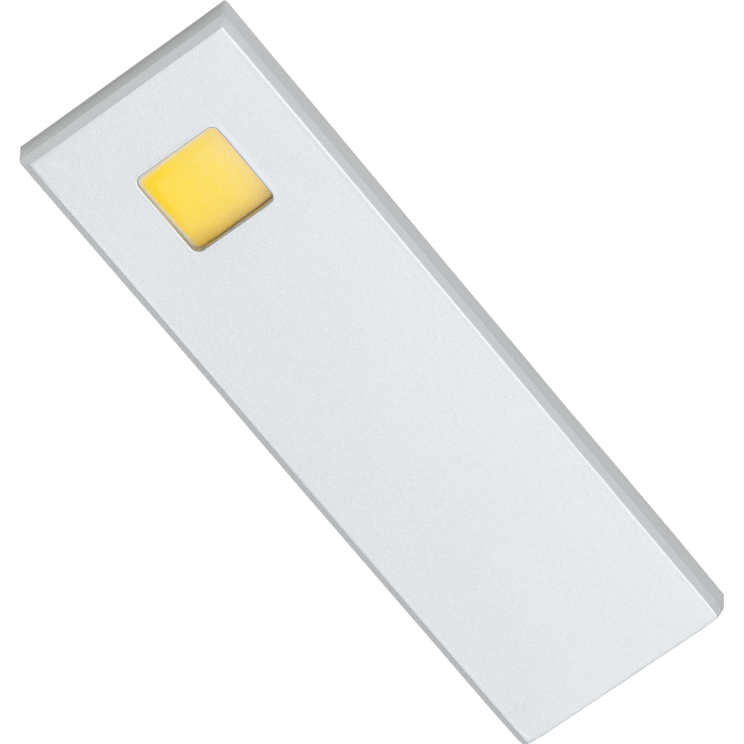 D'lau led rechthoekig onderbouw 3W 3200K alu Touch 10W met dimmertransfo