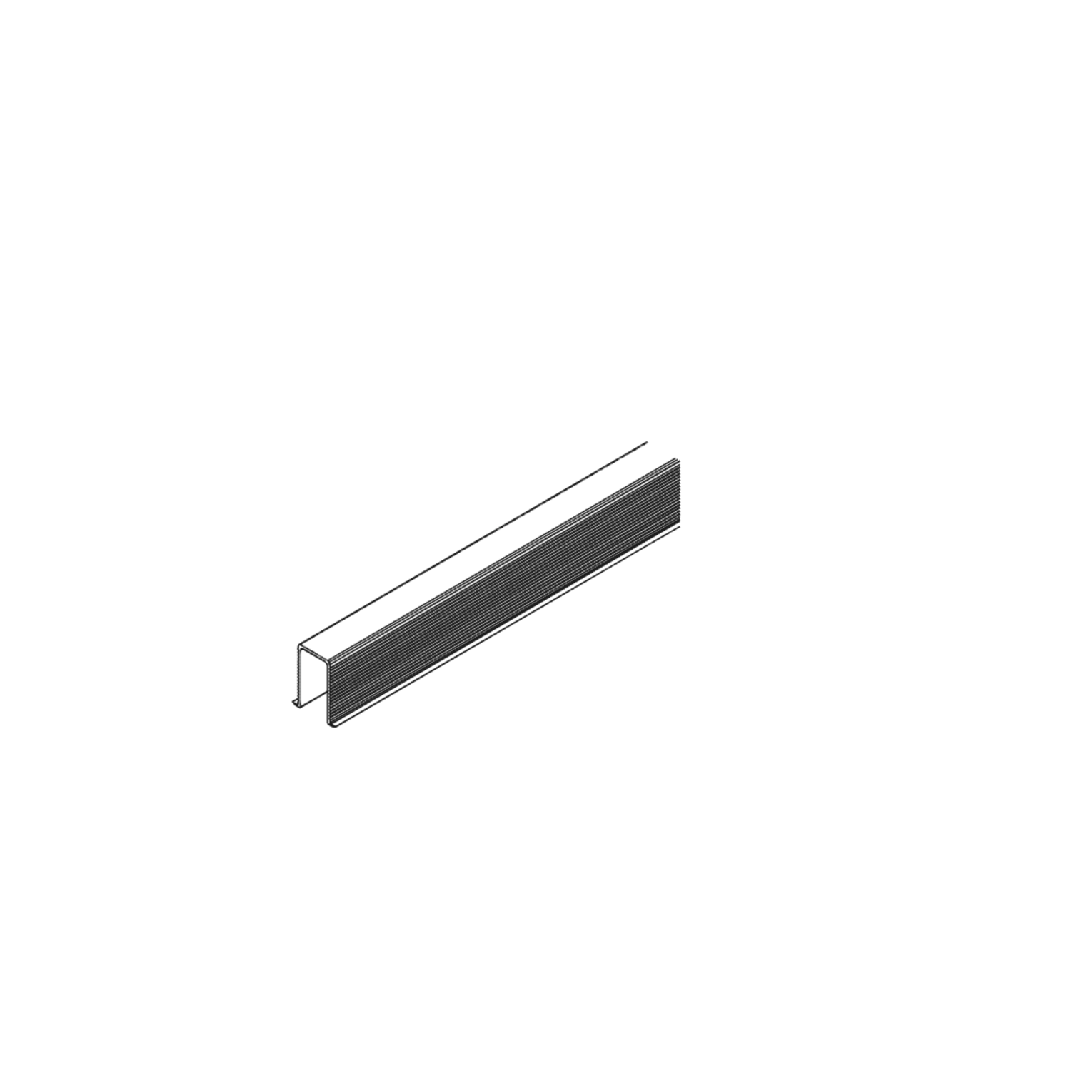 Hawa Junior 40/80/100 geleidingsprofiel 1300mm