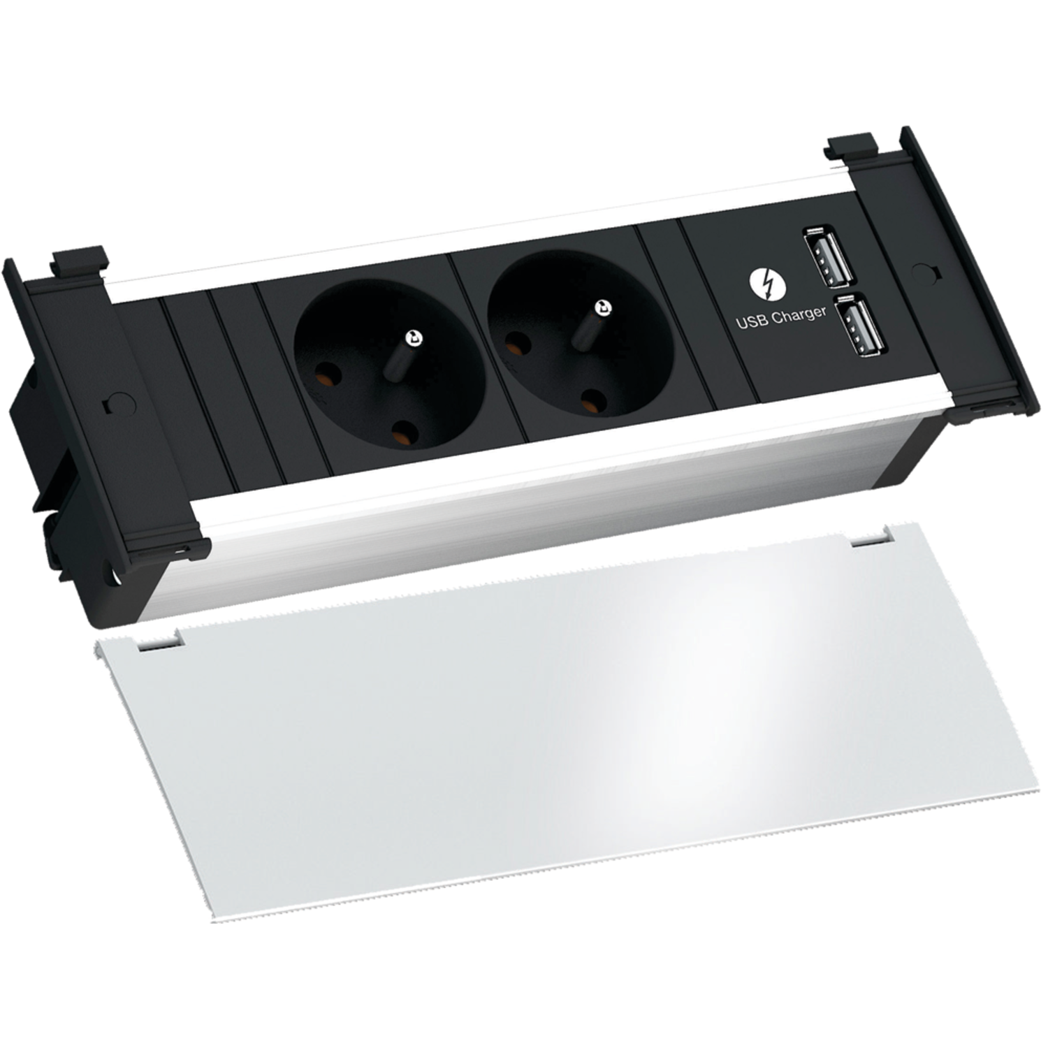 Kapsa wit 3 stopcontacten d-nl-l +usb charger