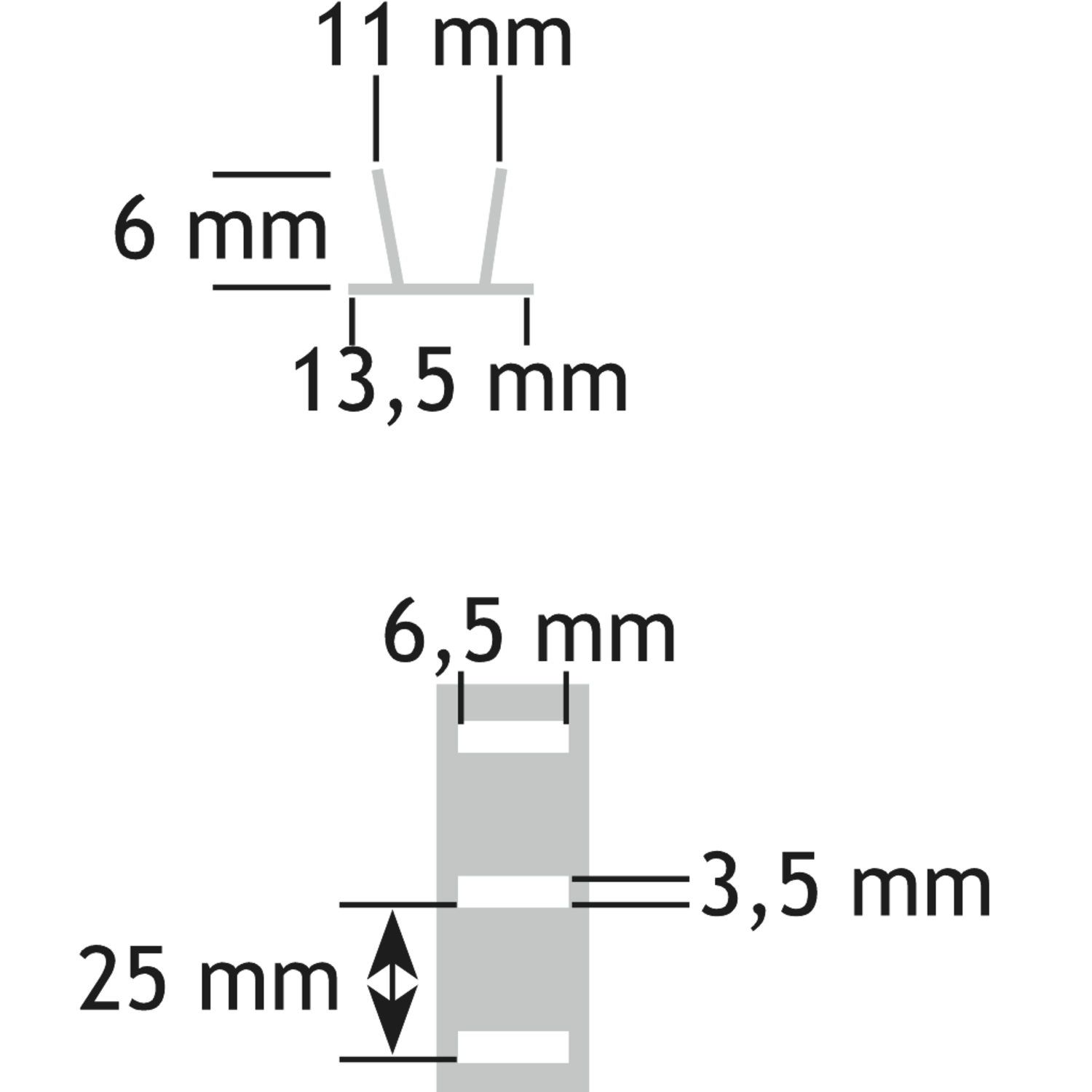 Stellijsten inkap alu brut 3.5m