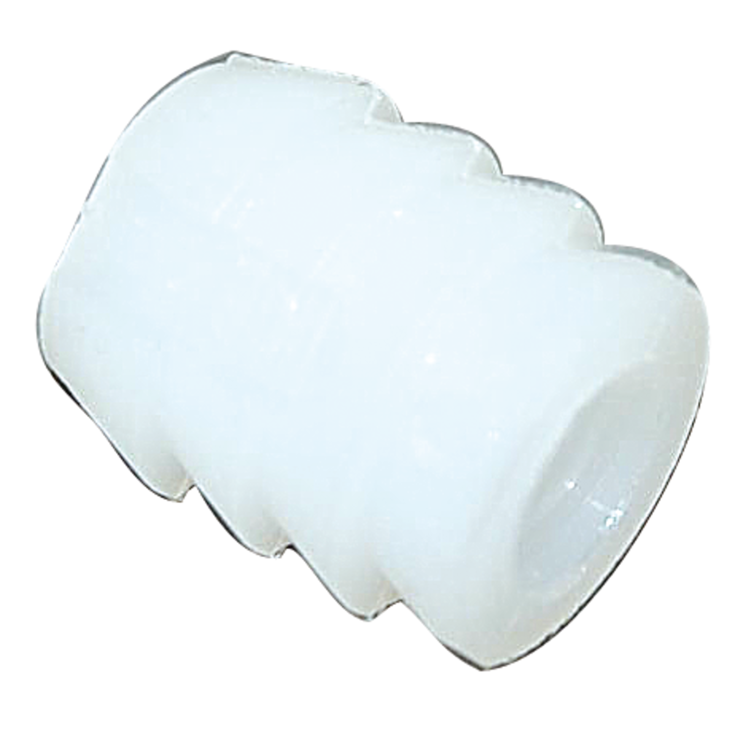 Muf d.10mm binnen M6 - 11mm wit