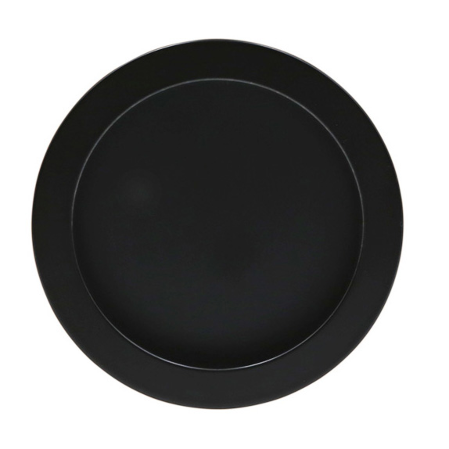 Inbouwkomgreep rond d. 64.5 zwart
