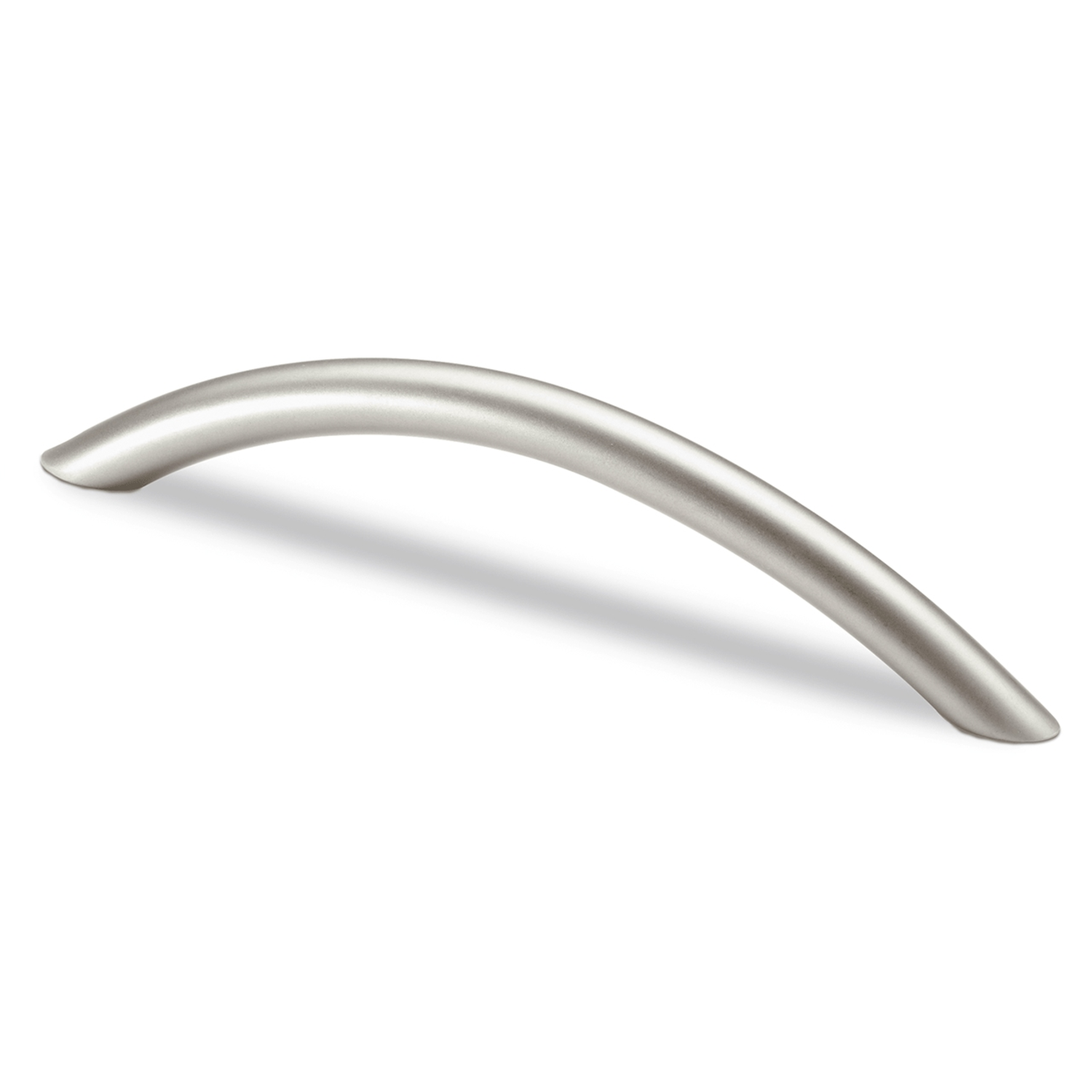 Greep Nicia, boorafstand 160, L 184 mm, H 32 mm, ø 10 mm, Mat vernikkeld