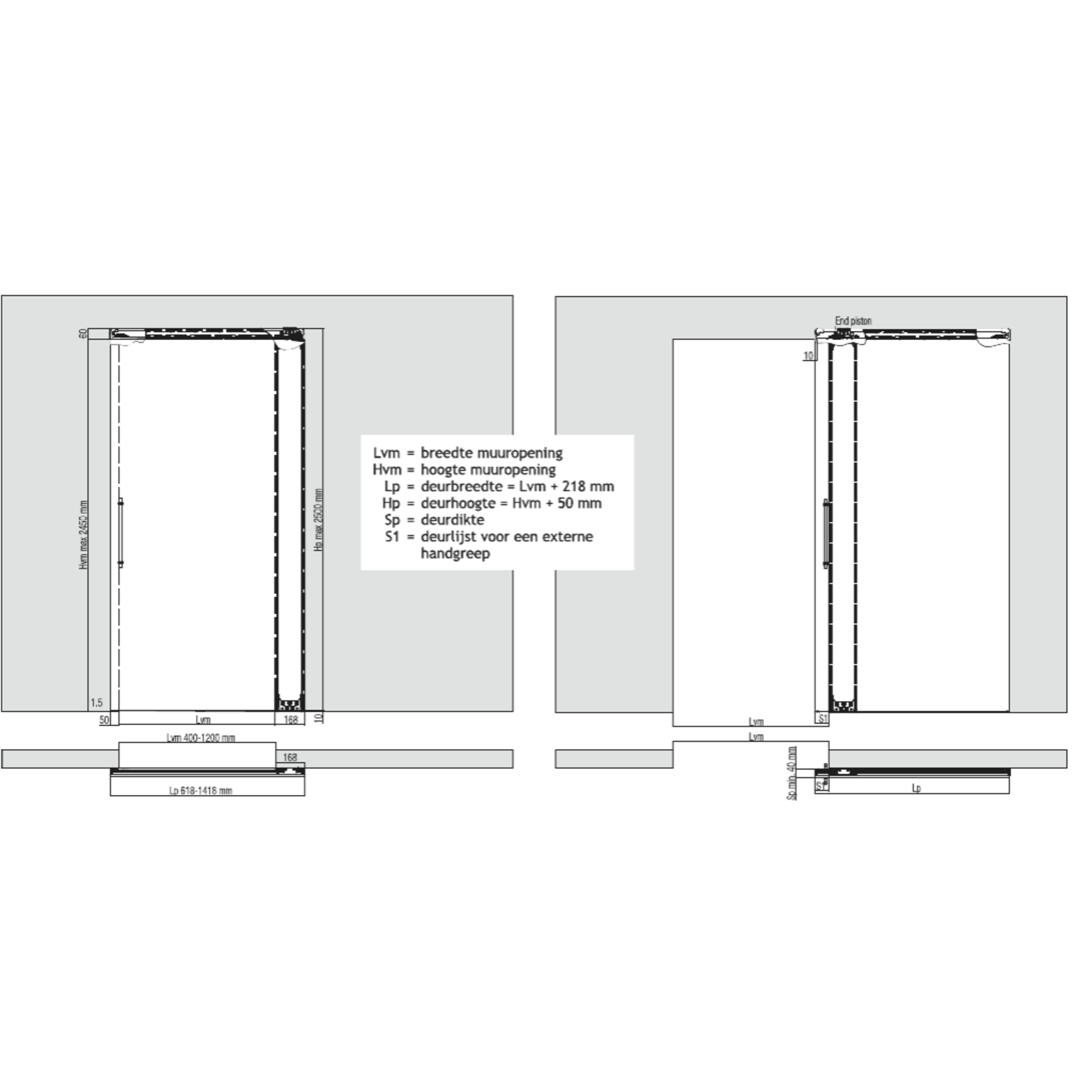 Tricks onzichtbaar schuifdeursysteem