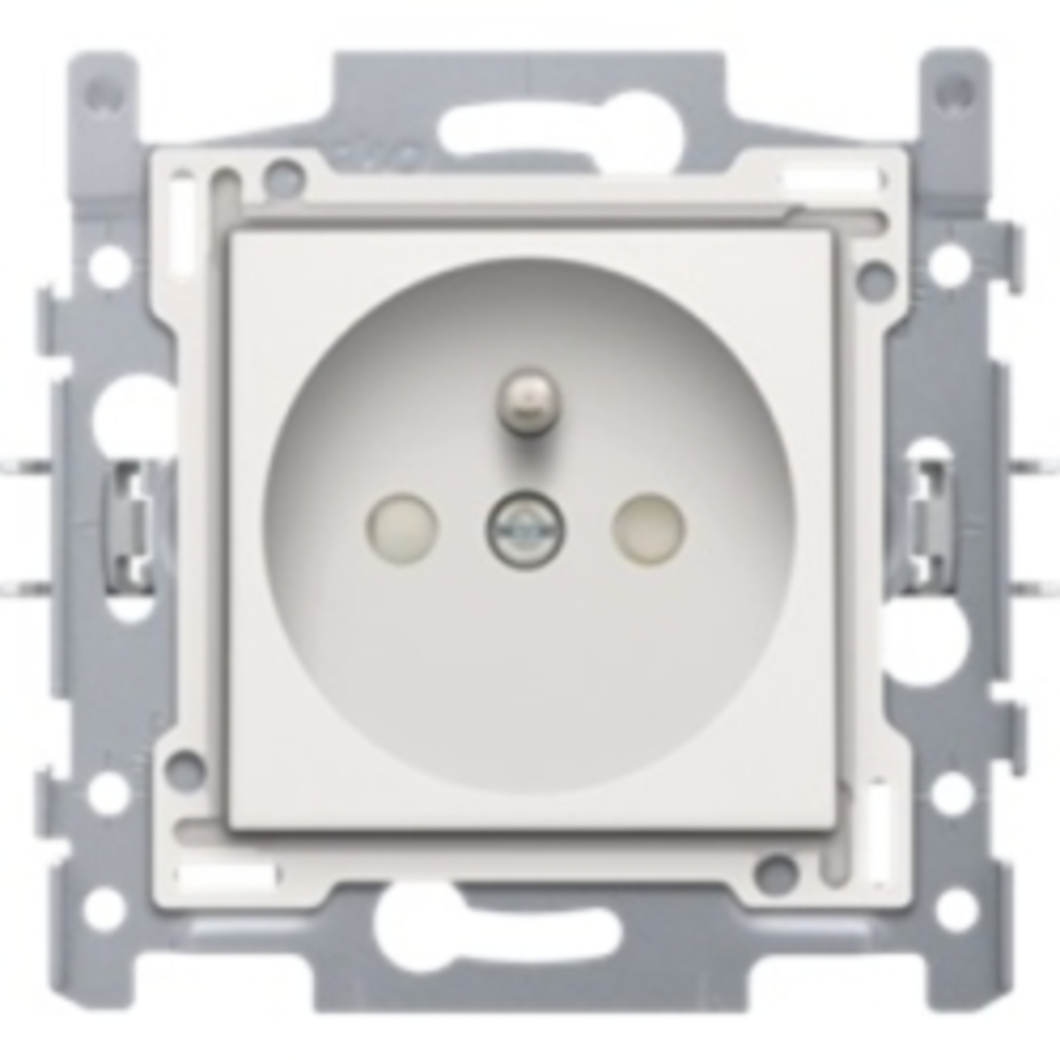 Niko stopkontakt inb. 16a 230v wit