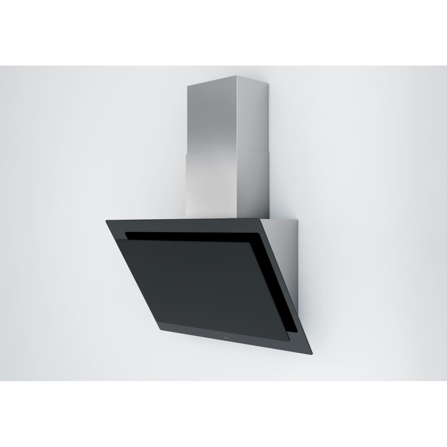 Novy Vision 90 cm zwart glas wanddampkap