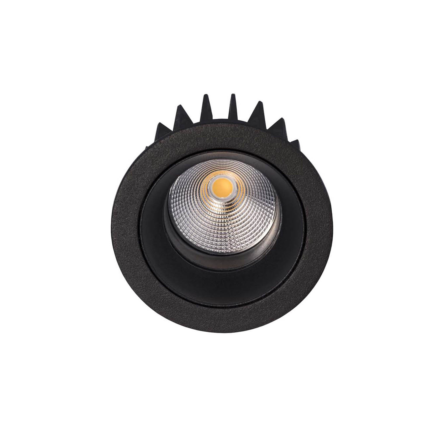 Led trend Round zwart mat 3000K 9W 230 V