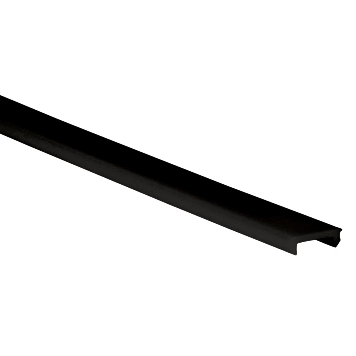 S line cover vlak zwart 2000mm