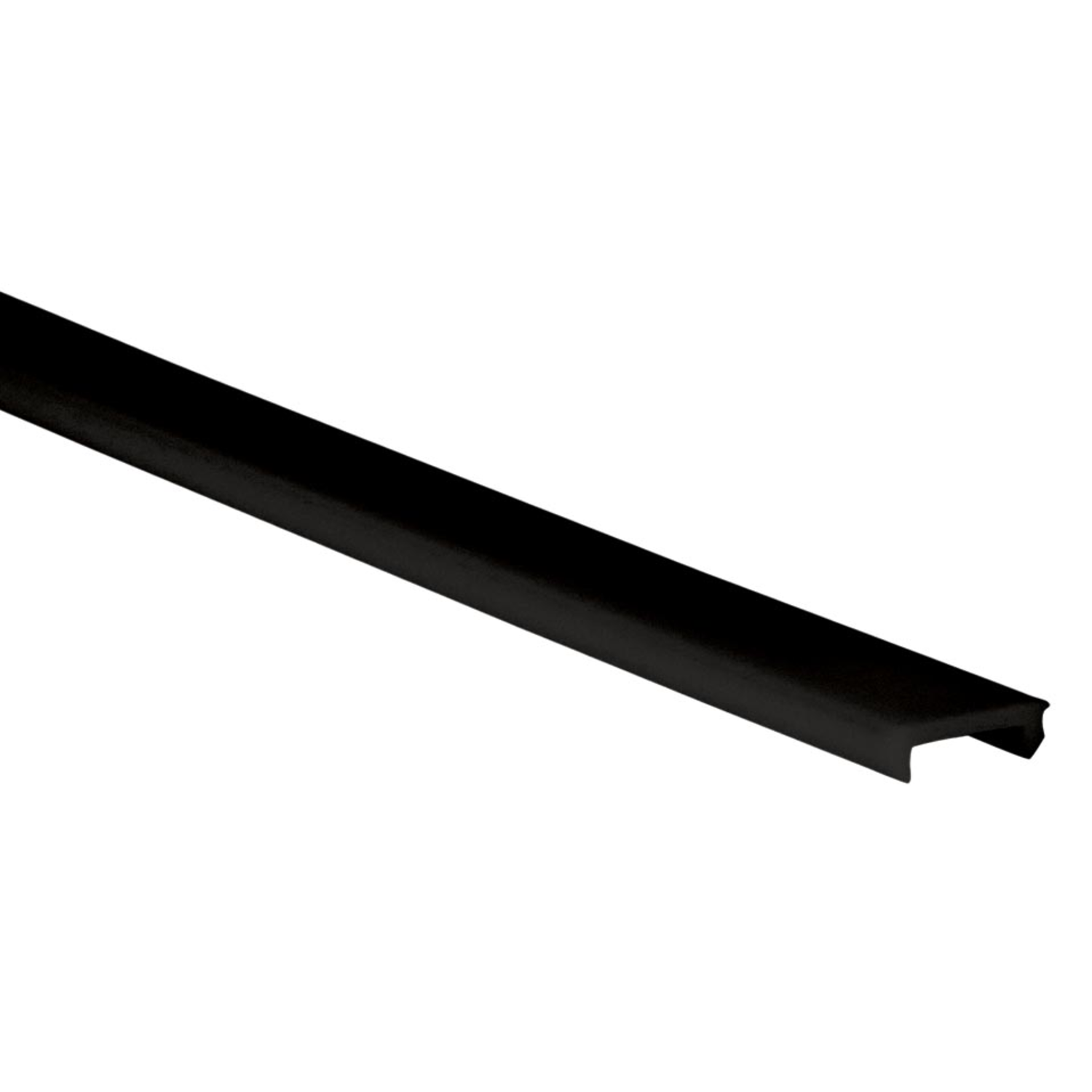 S line cover vlak zwart 3000mm
