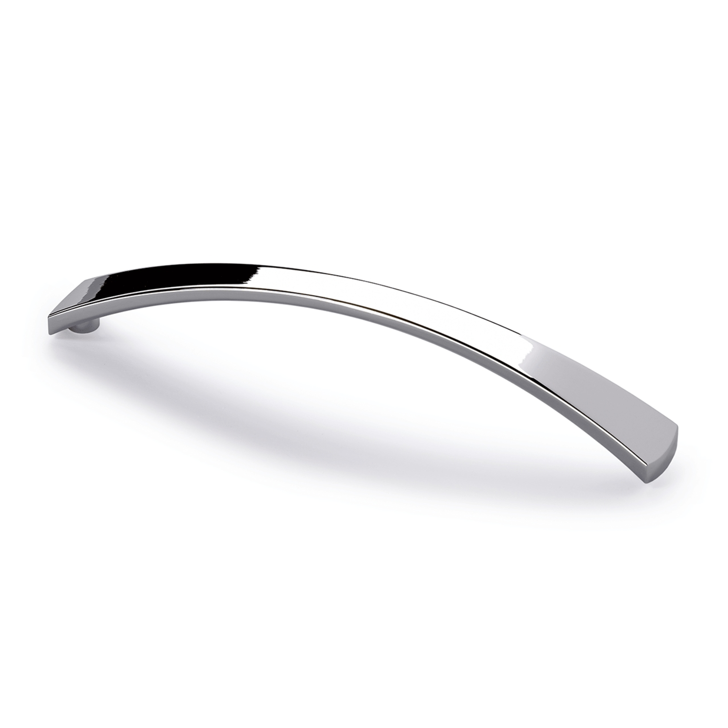 Greep Parma, boorafstand 128, L 138 mm, B 17 mm, H 25 mm, glans verchroomd