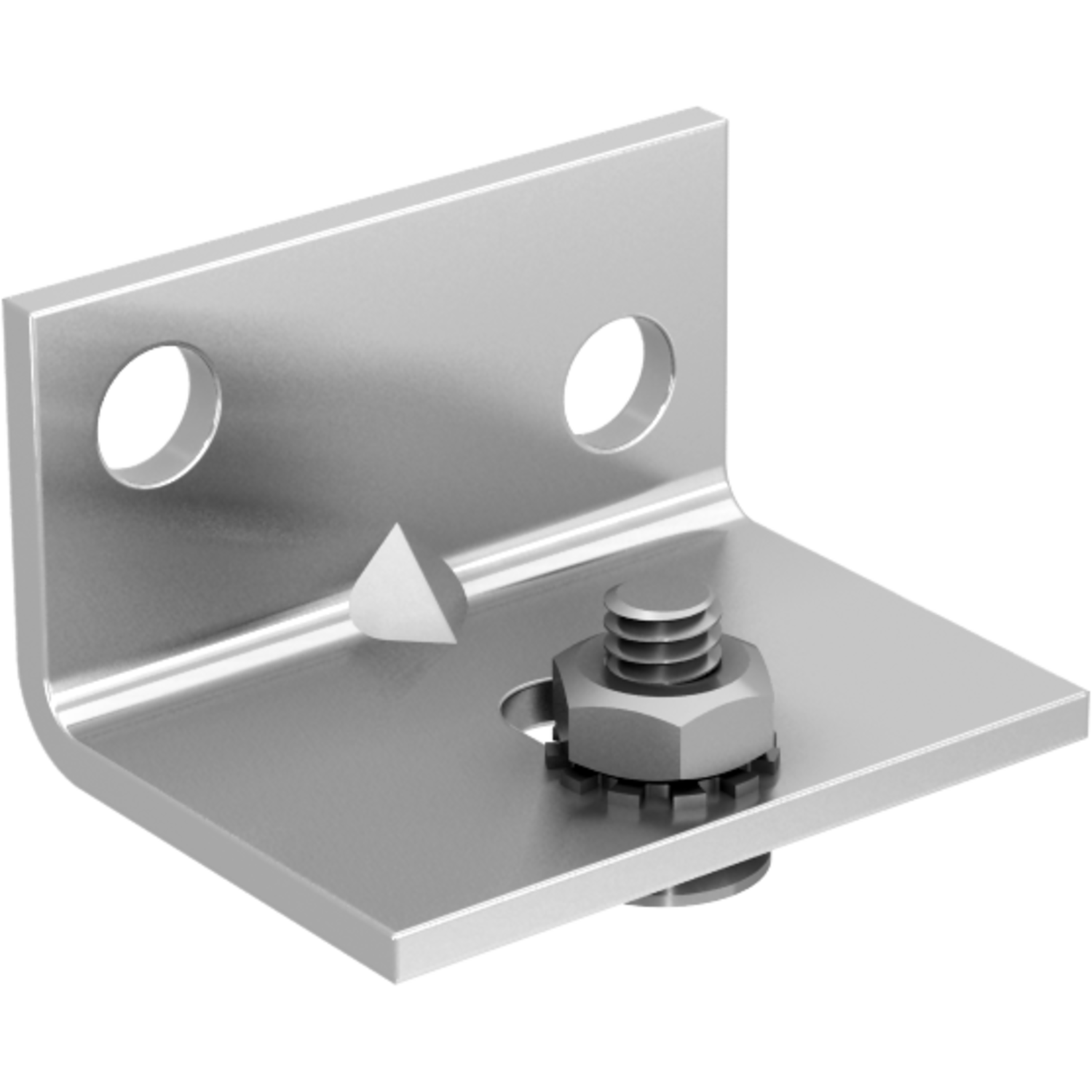 Cadette hoeksteun voor wandbevestiging, paneel 20mm