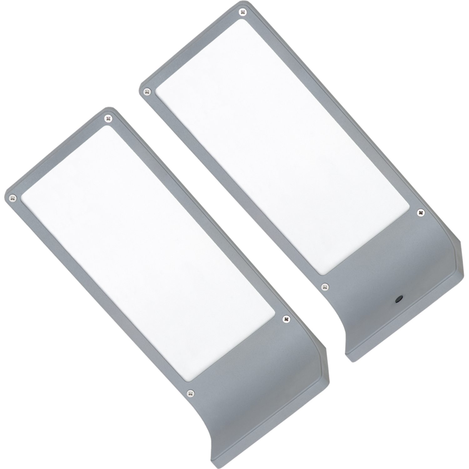 Set 2 Led triled onderbouw 4.44w 4200k alu look to uch 10w met dimmertransfo