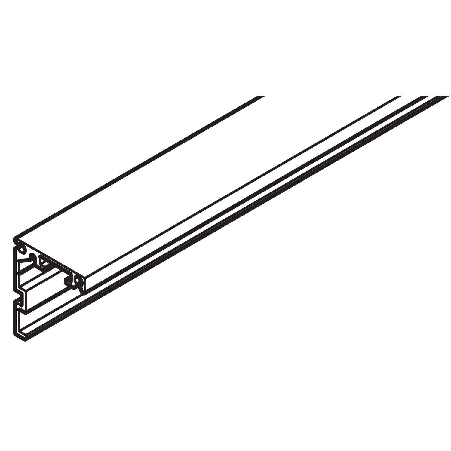 Hawa Junior 80/100 GP wandbevestigingprofiel 2500mm