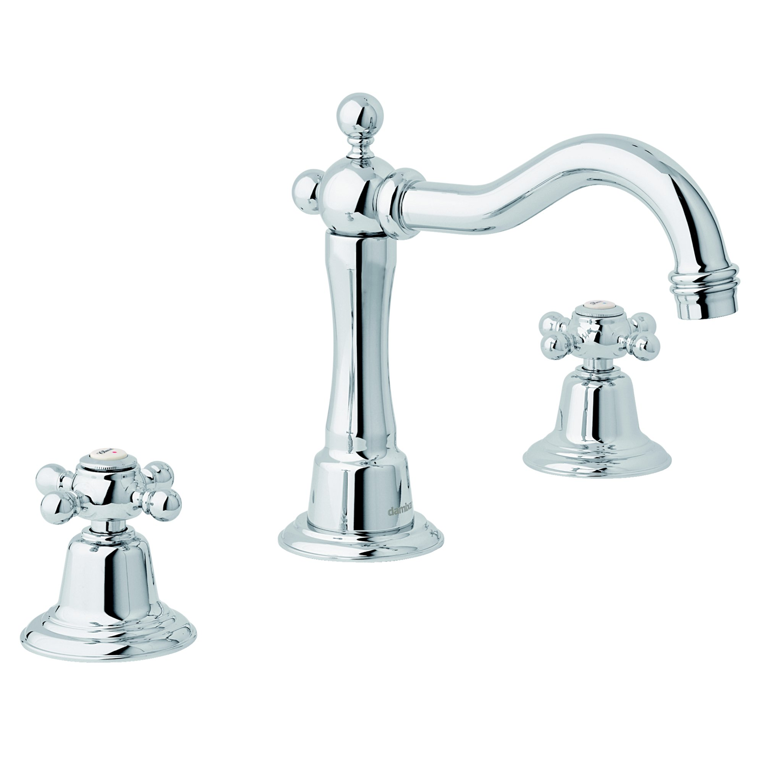 Tradition 3-gatsmengkraan lavabo chroom
