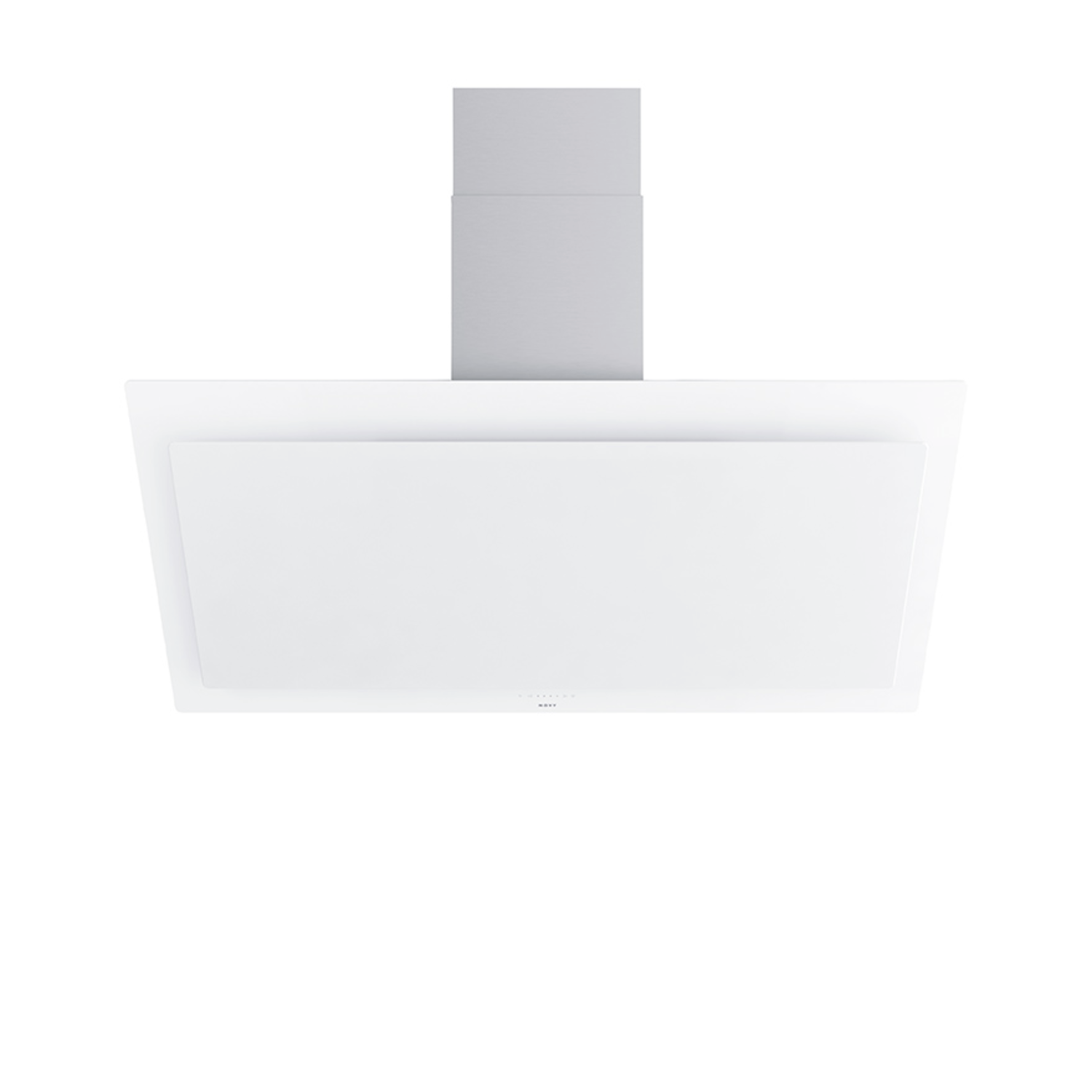 Novy Vision 120 cm wit glas wanddampkap